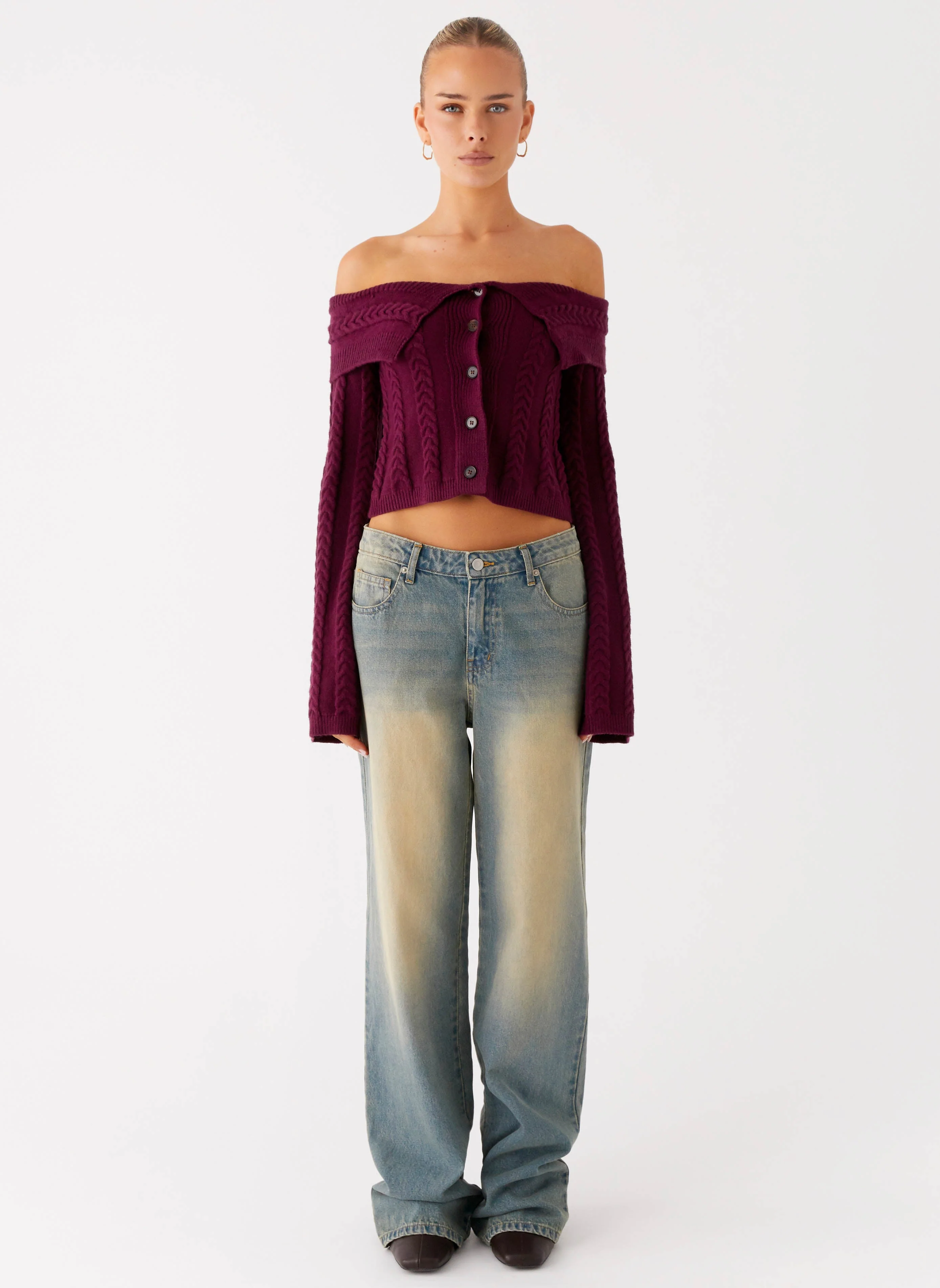 San Diego Straight Leg Denim Jeans - Blue Wash - Image 2