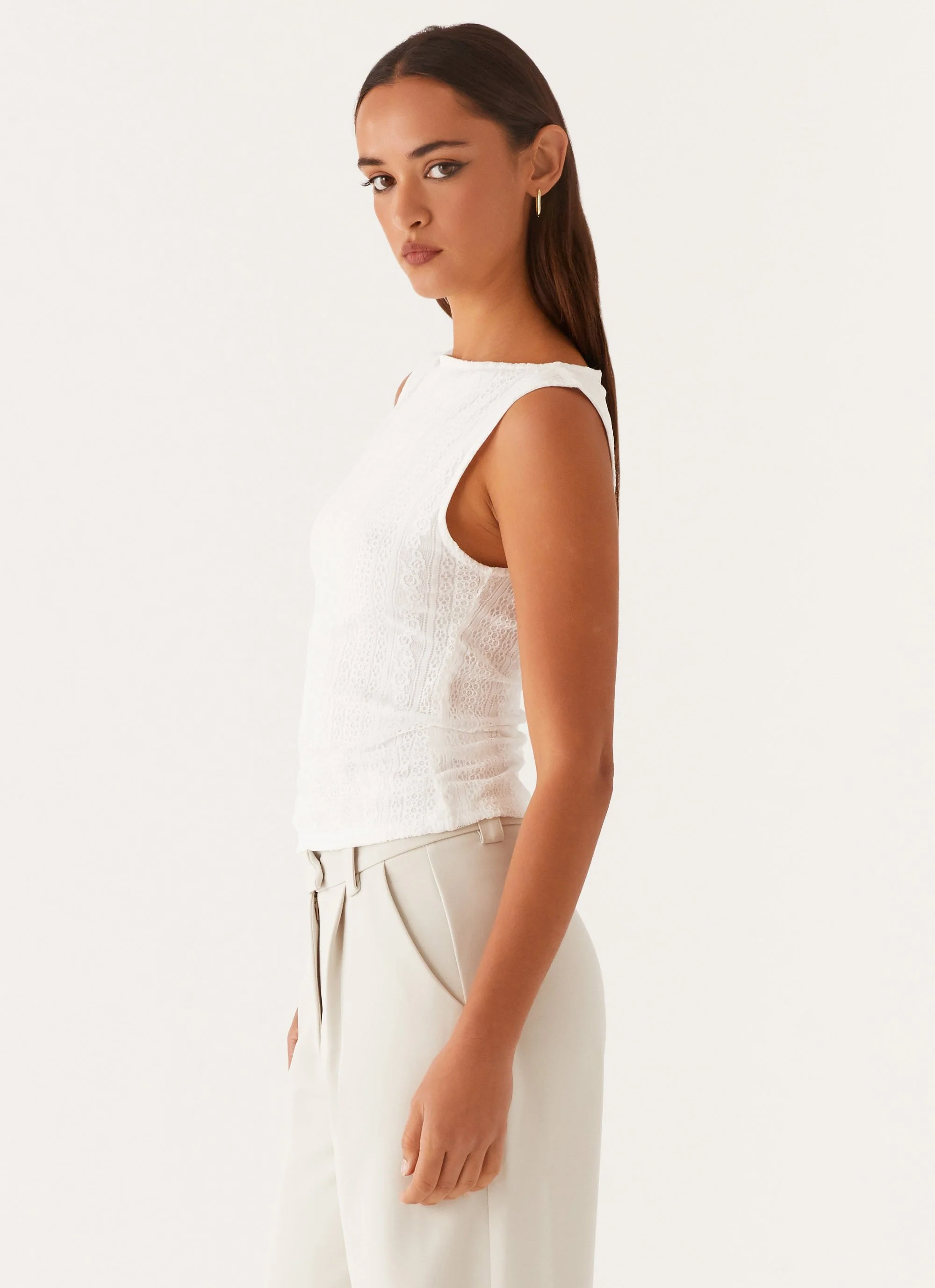 Sandi Tank Top - White - Image 3