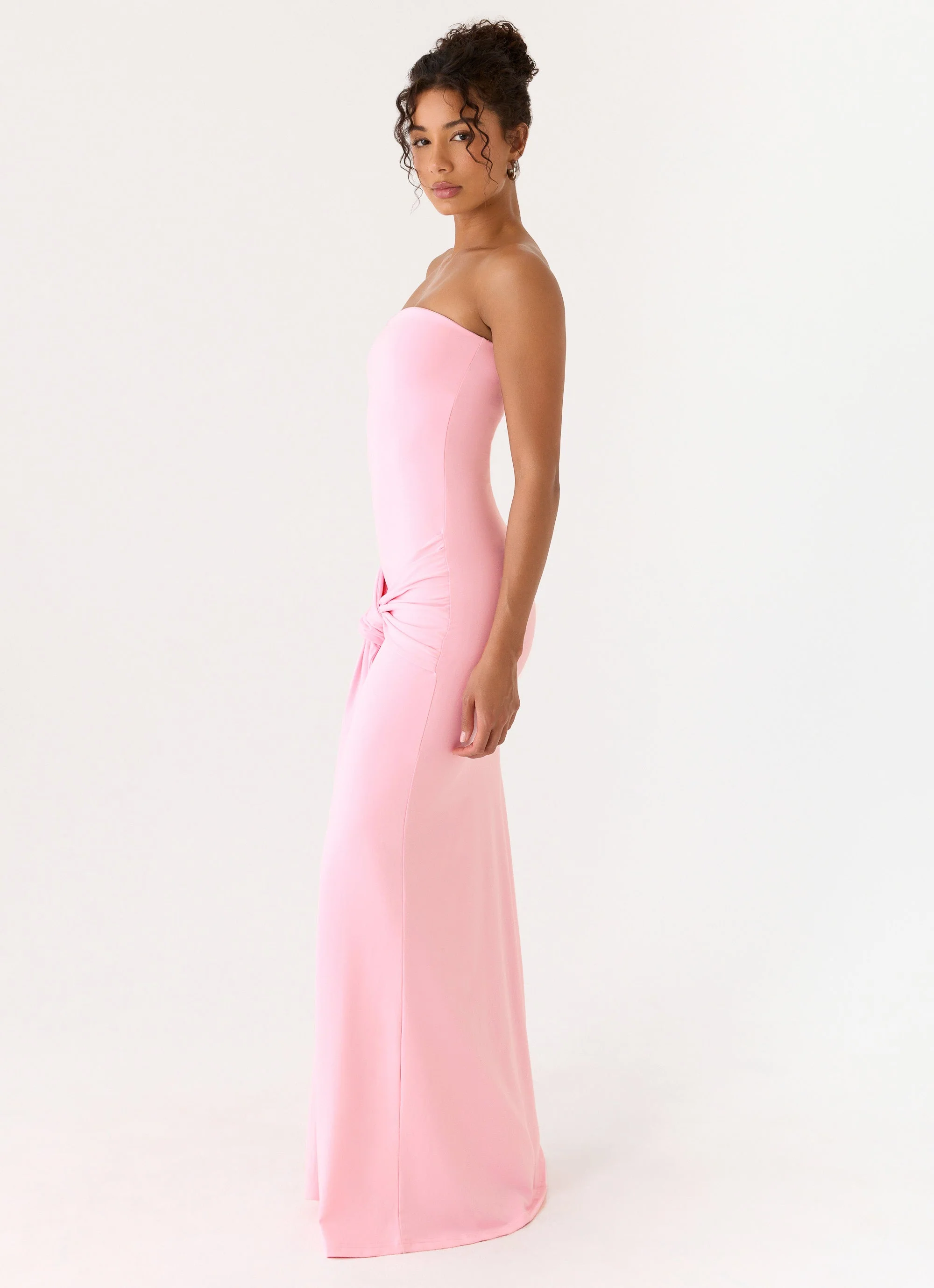 Sandrine Strapless Maxi Dress - Pink - Image 4