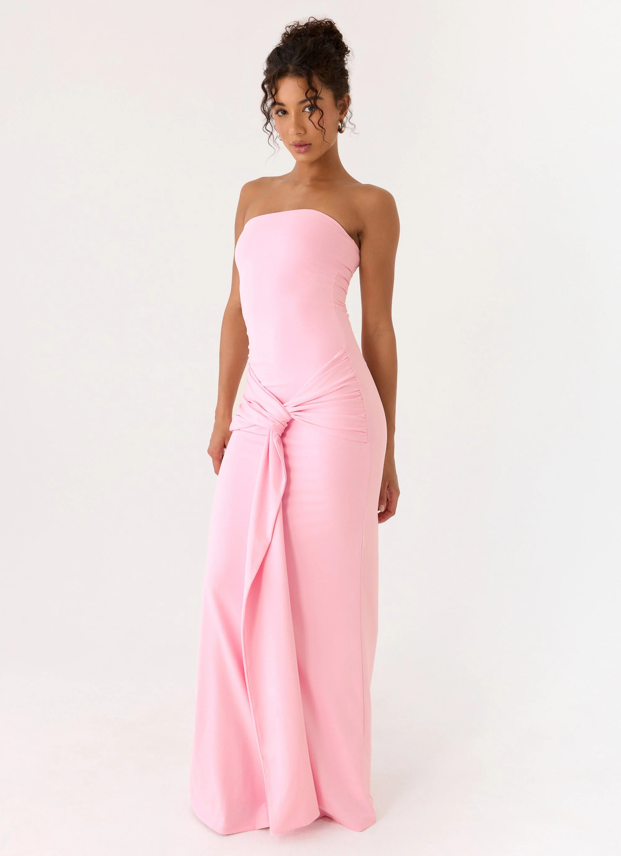 Sandrine Strapless Maxi Dress - Pink - Image 8