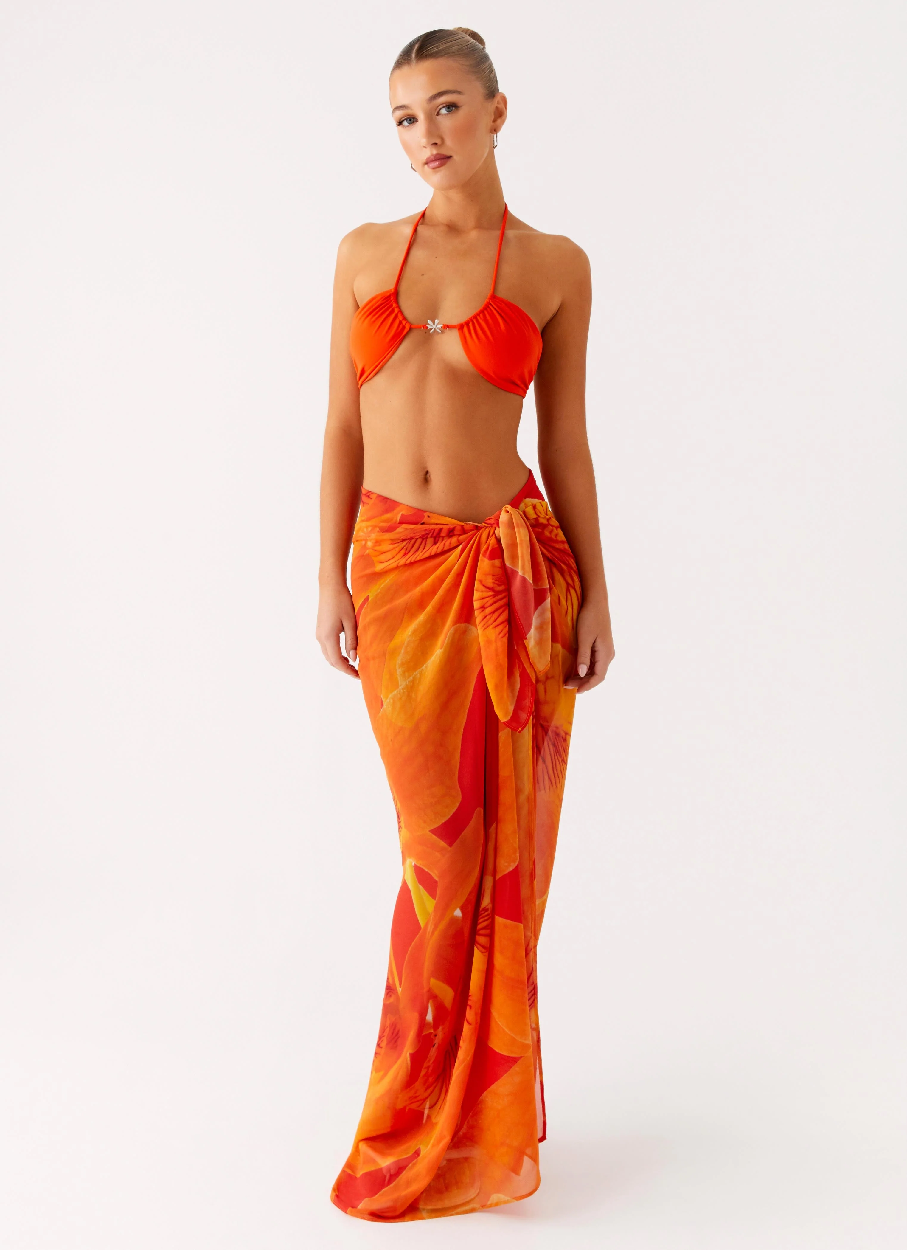 Sandy Shores Sarong - Serene Orange - Image 7