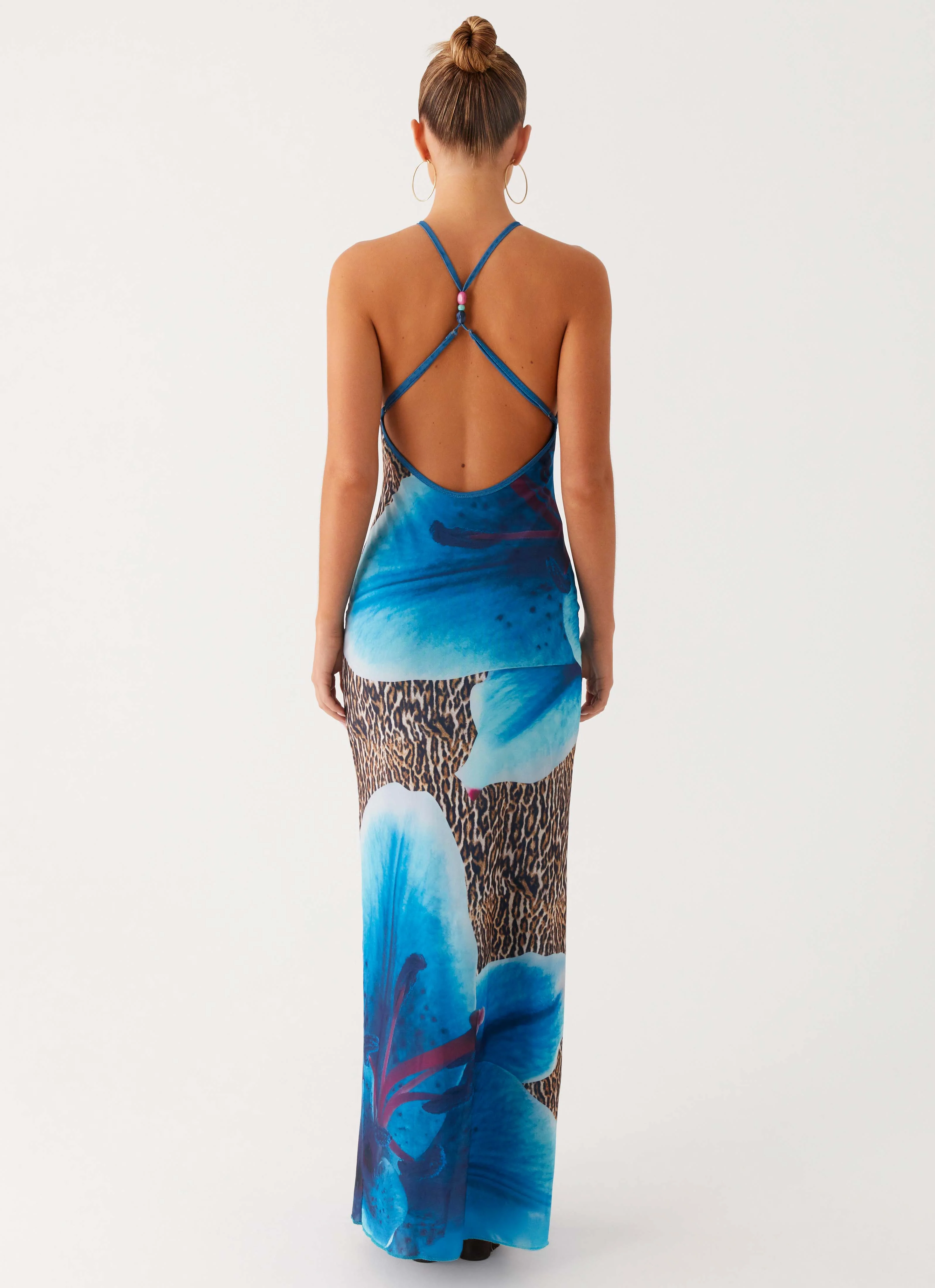 Sandy Siren Maxi Dress - Cheetah Floral - Image 3