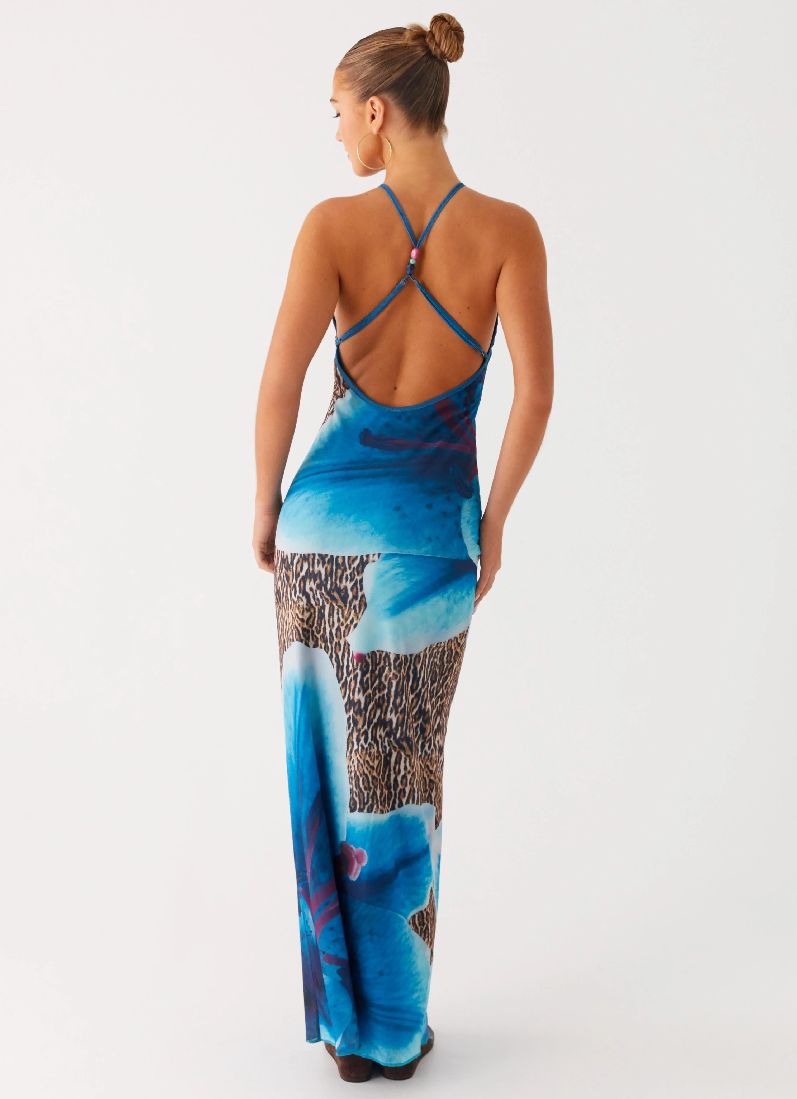 Sandy Siren Maxi Dress - Cheetah Floral - Image 4