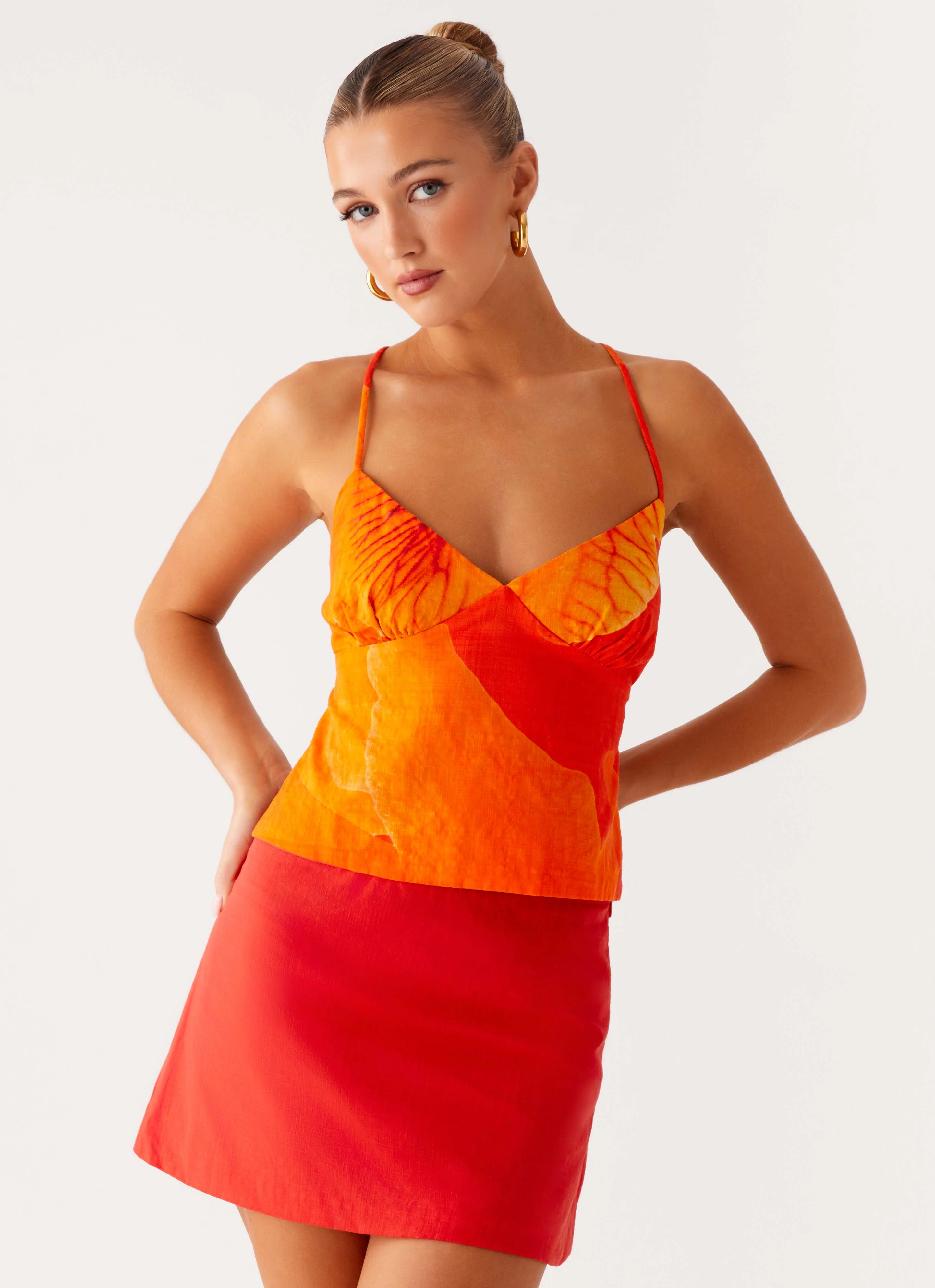 Sangria Top - Serene Orange - Image 5