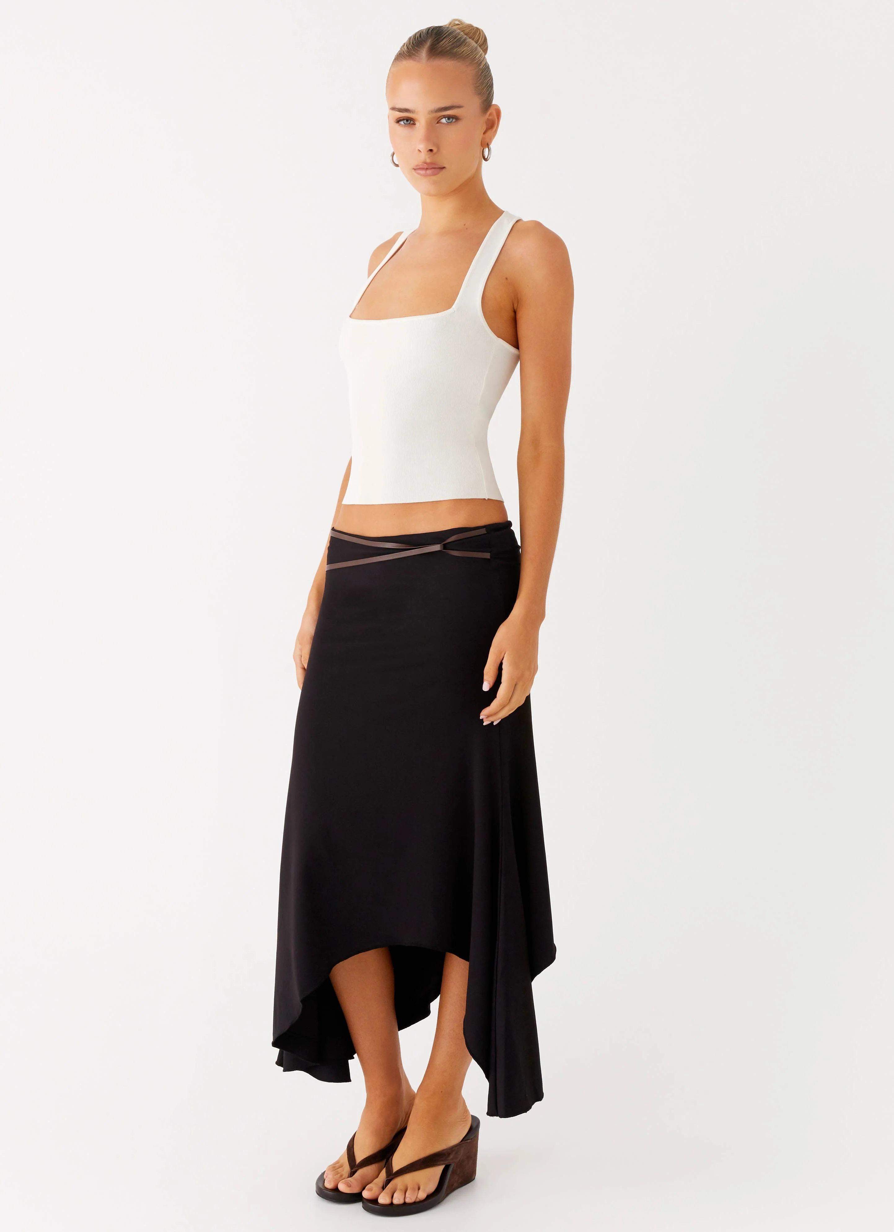 Seattle Midi Skirt - Black - Image 5