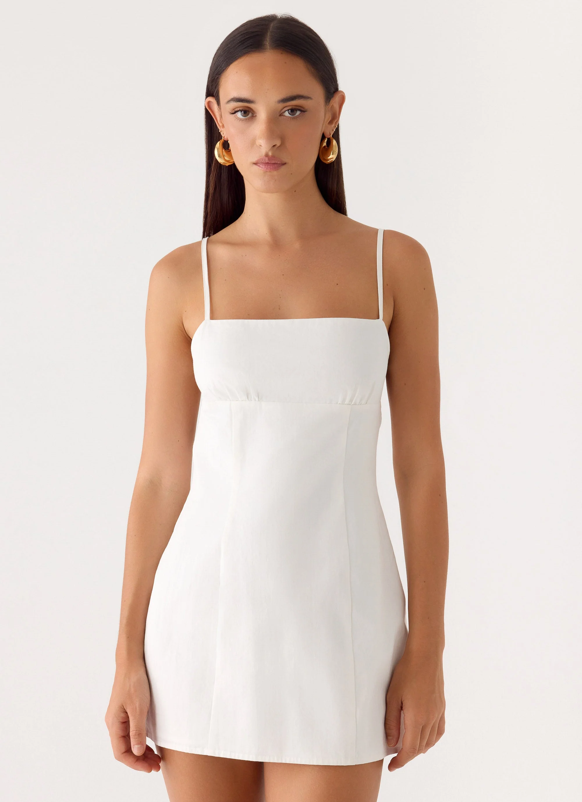 Second Sun Mini Dress - White - Image 5