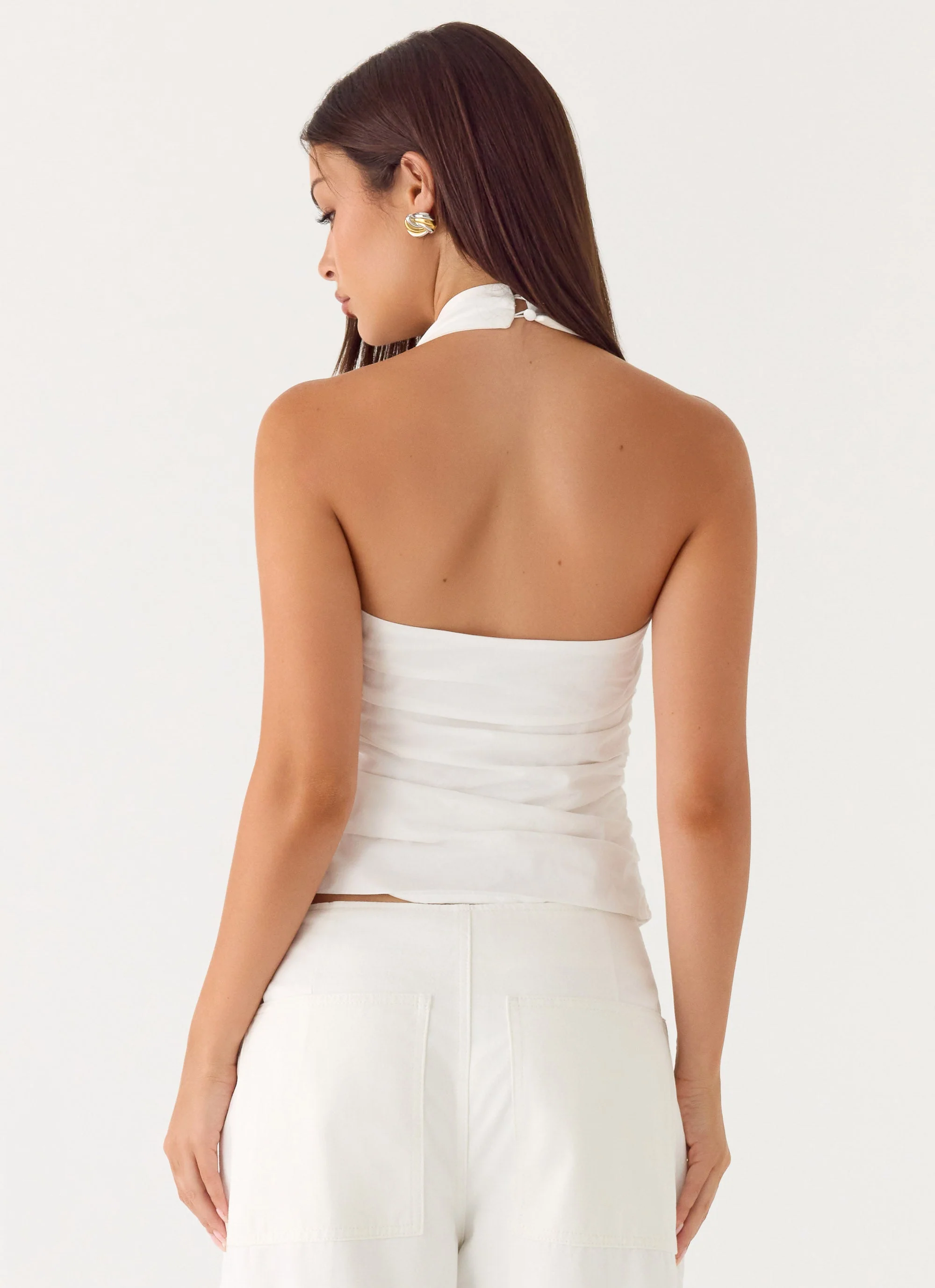 Seethal Halter Top - White - Image 7