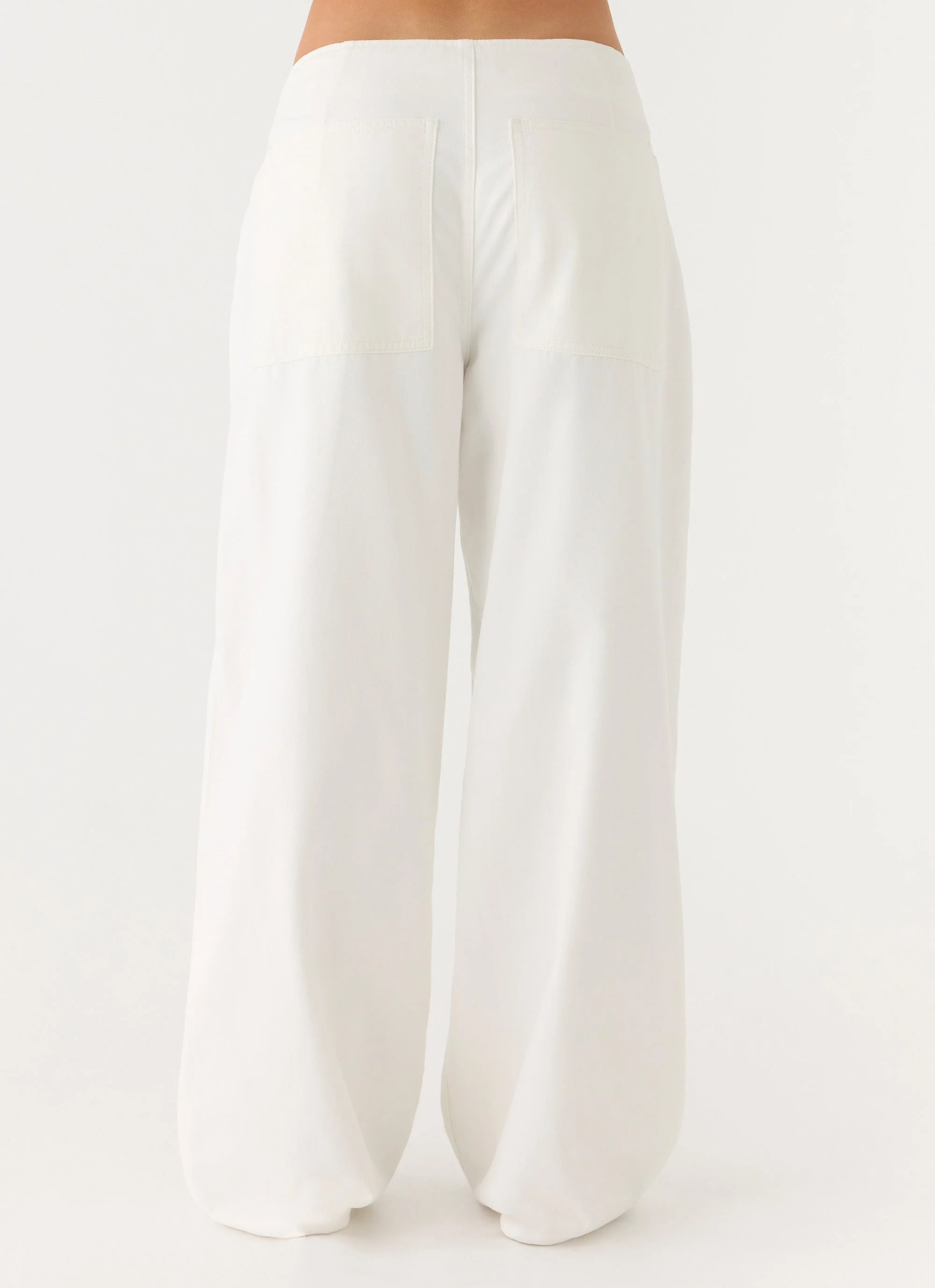 Seethal Low Rise Pants - White - Image 5