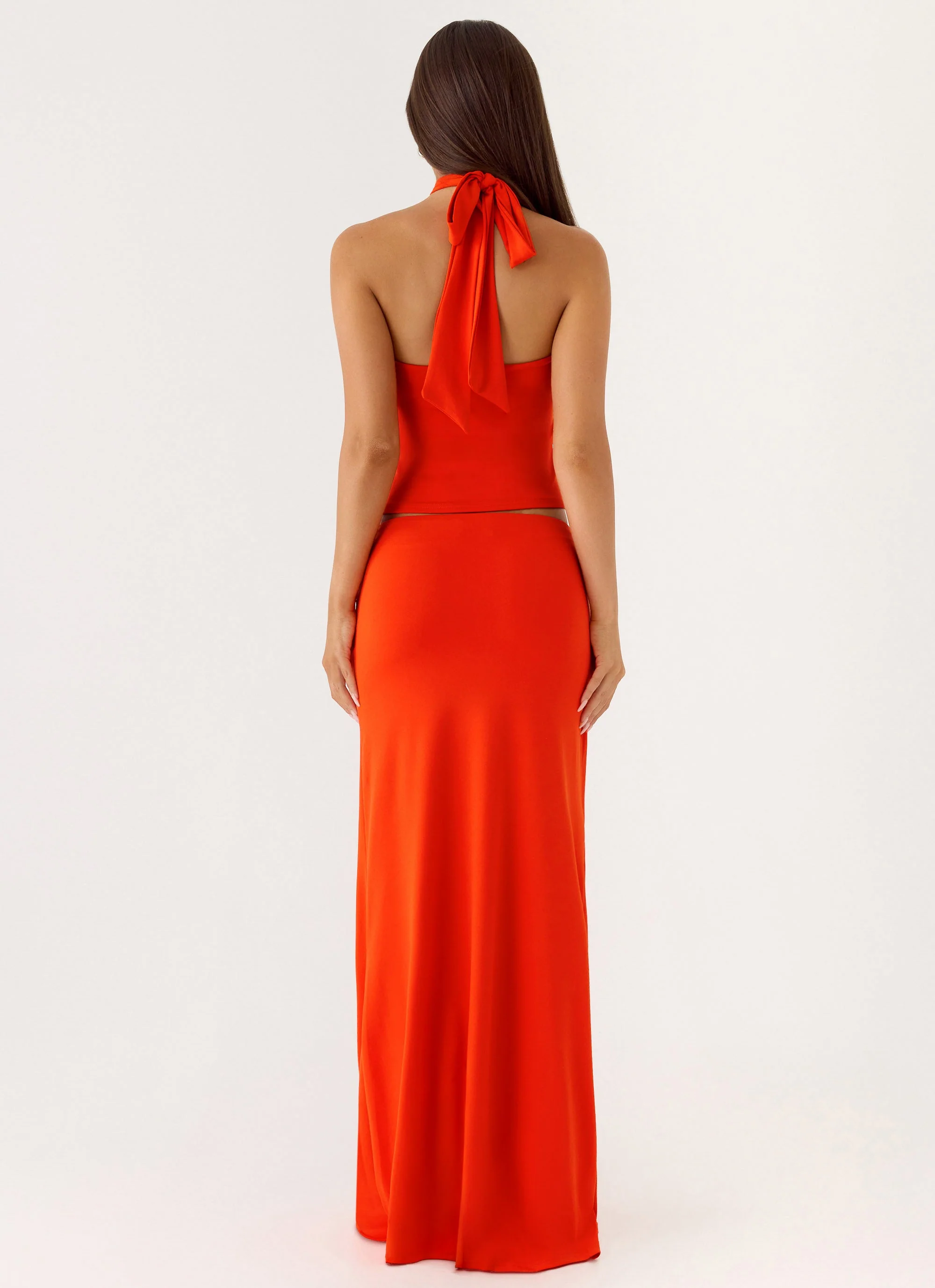Selmah Hardware Maxi Skirt - Tangerine - Image 4