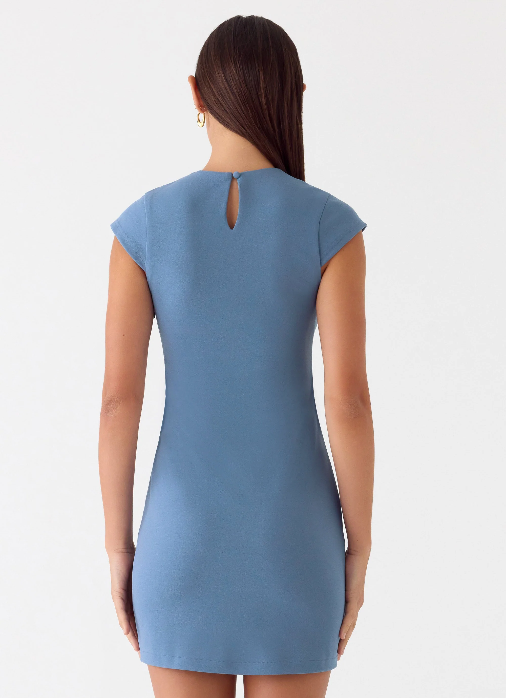 Sending Postcards Mini Dress - Coastal Blue - Image 2