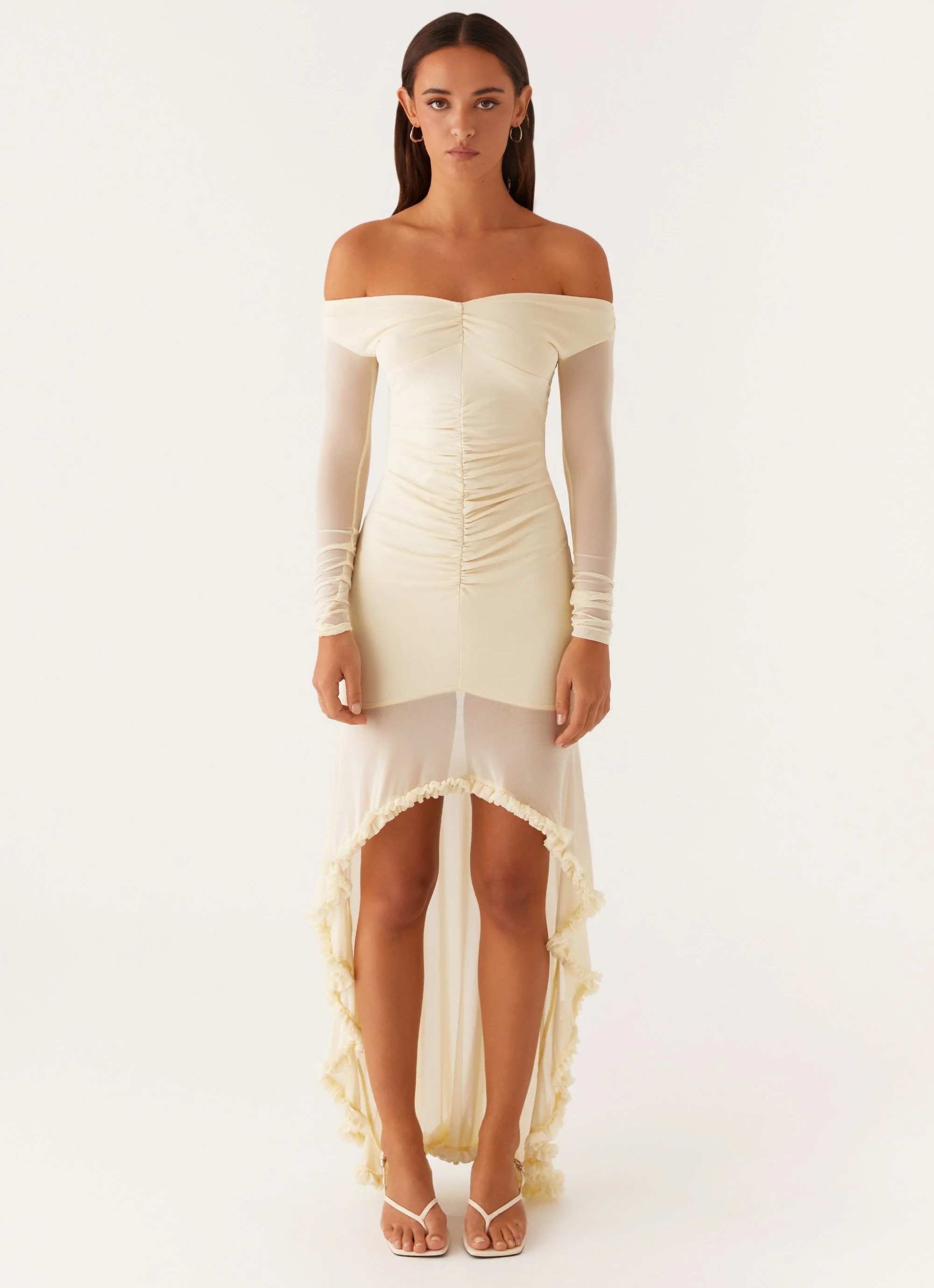 September Sun Maxi Dress - Ivory - Image 3