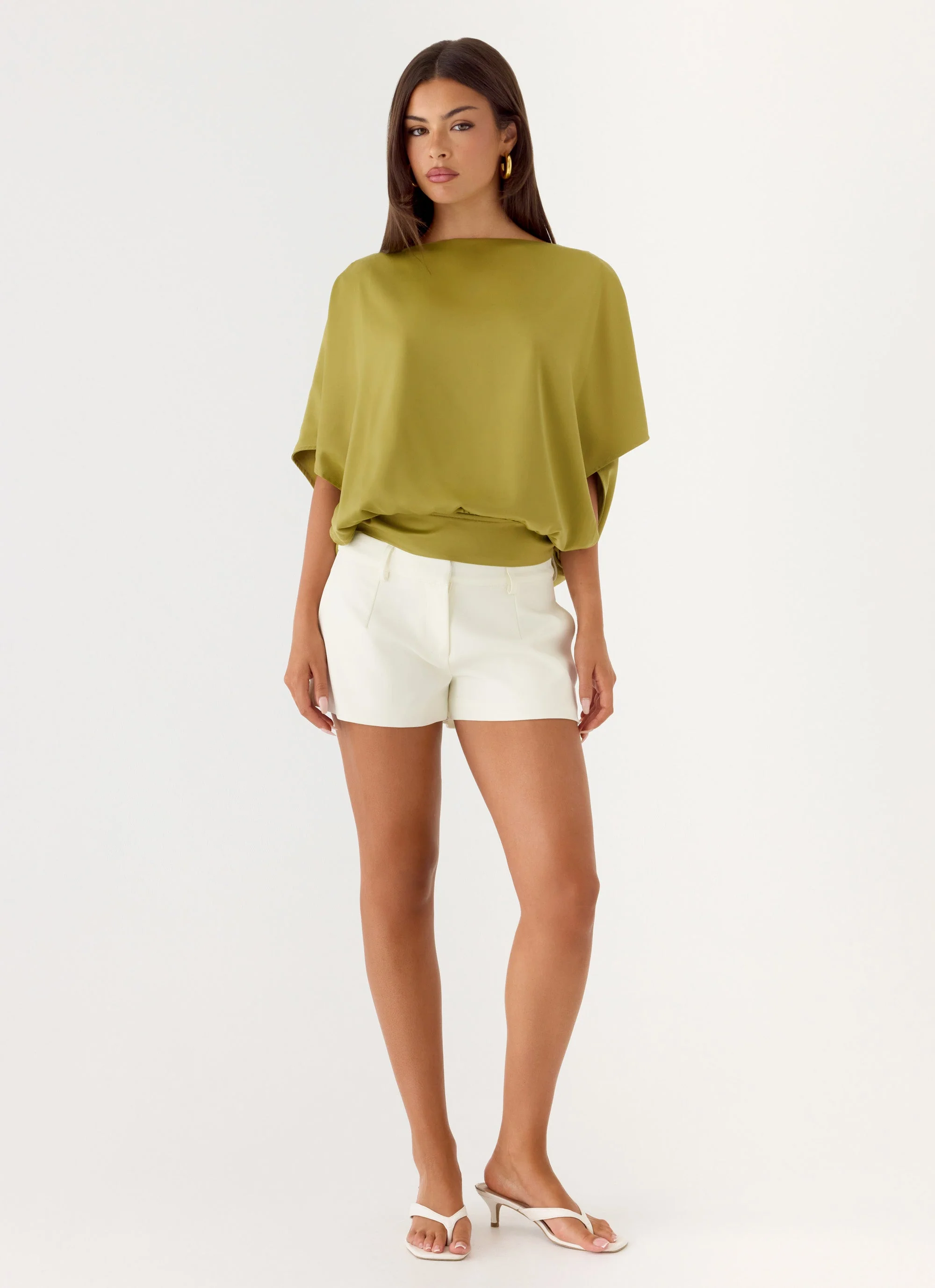 Serena Top - Fern Green - Image 4