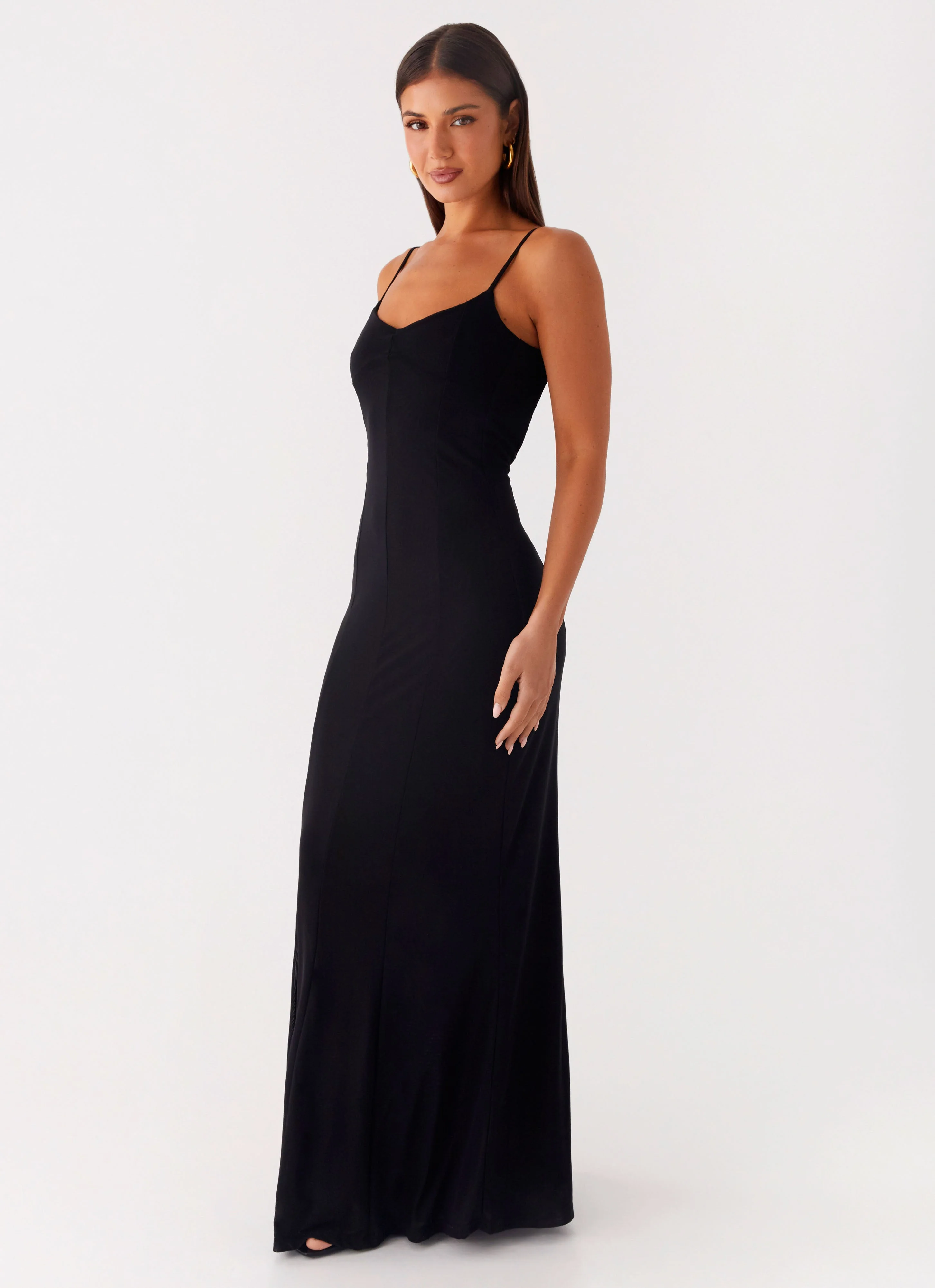 Serene Escape Maxi Dress - Black - Image 2