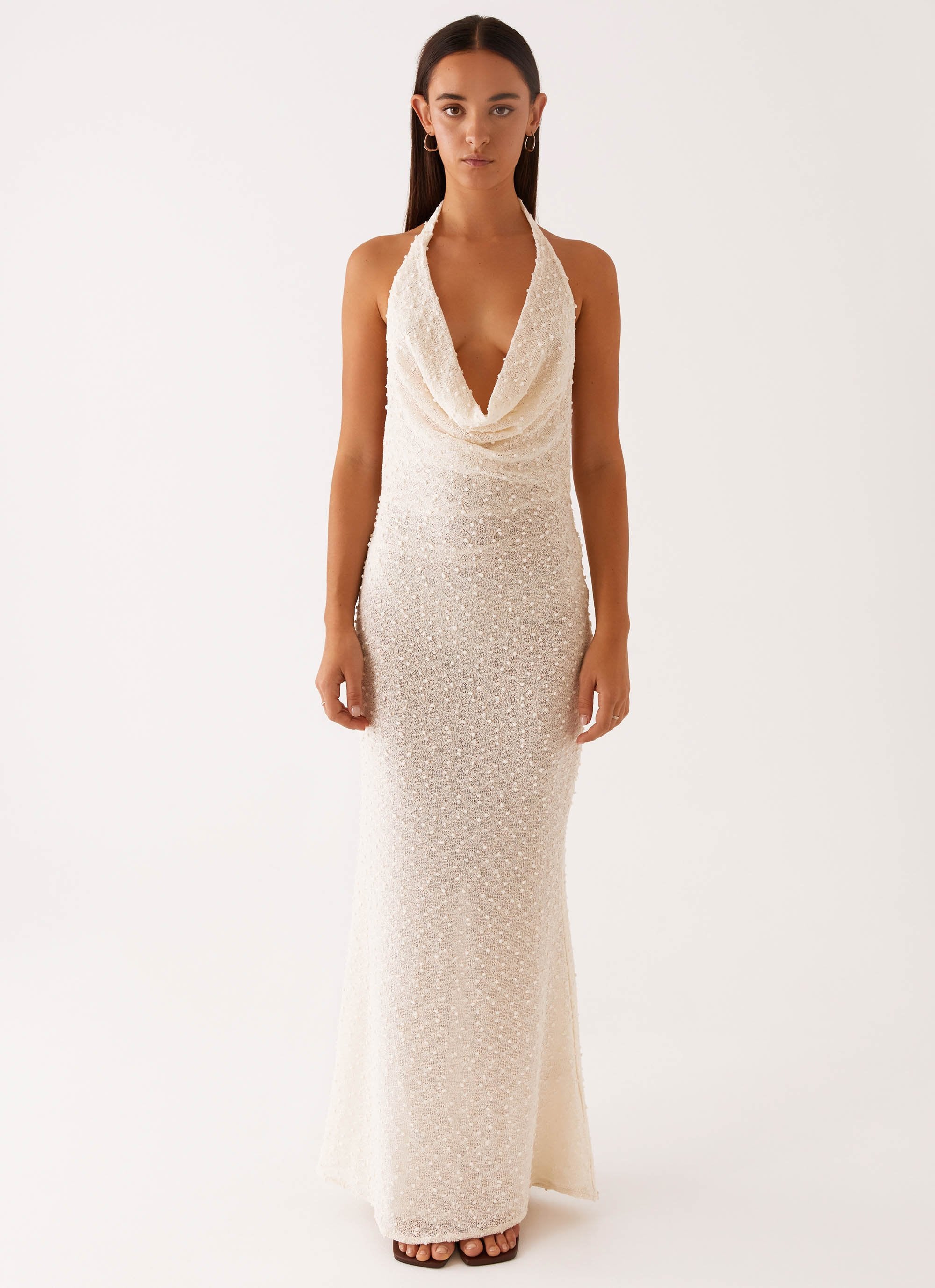 Serotonin Maxi Dress - Ivory - Image 3