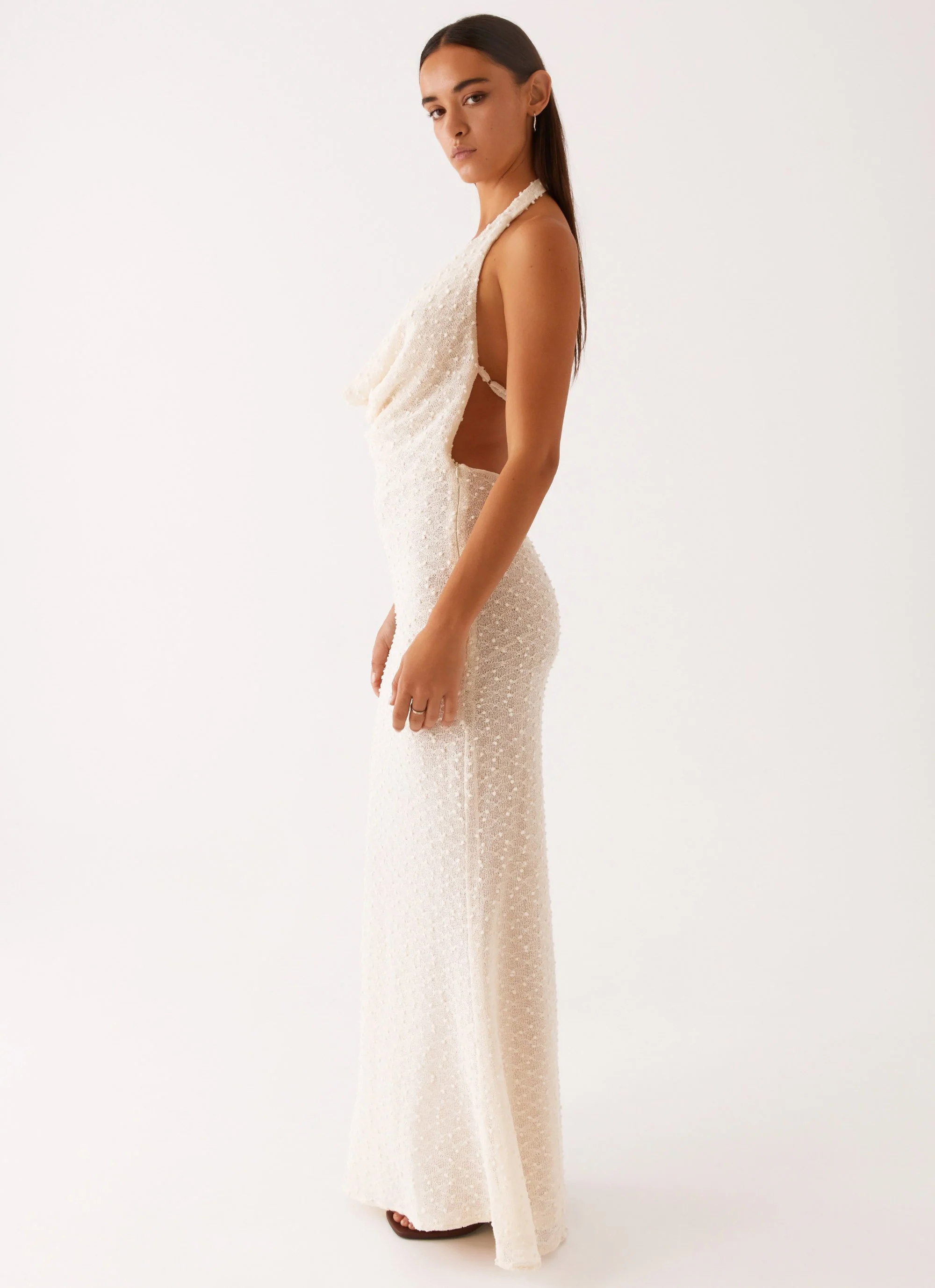 Serotonin Maxi Dress - Ivory - Image 4
