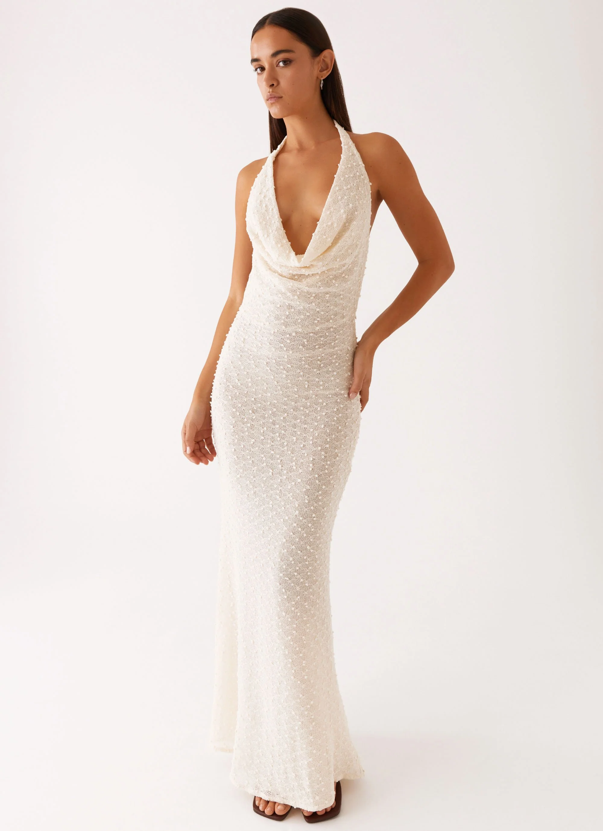 Serotonin Maxi Dress - Ivory - Image 5