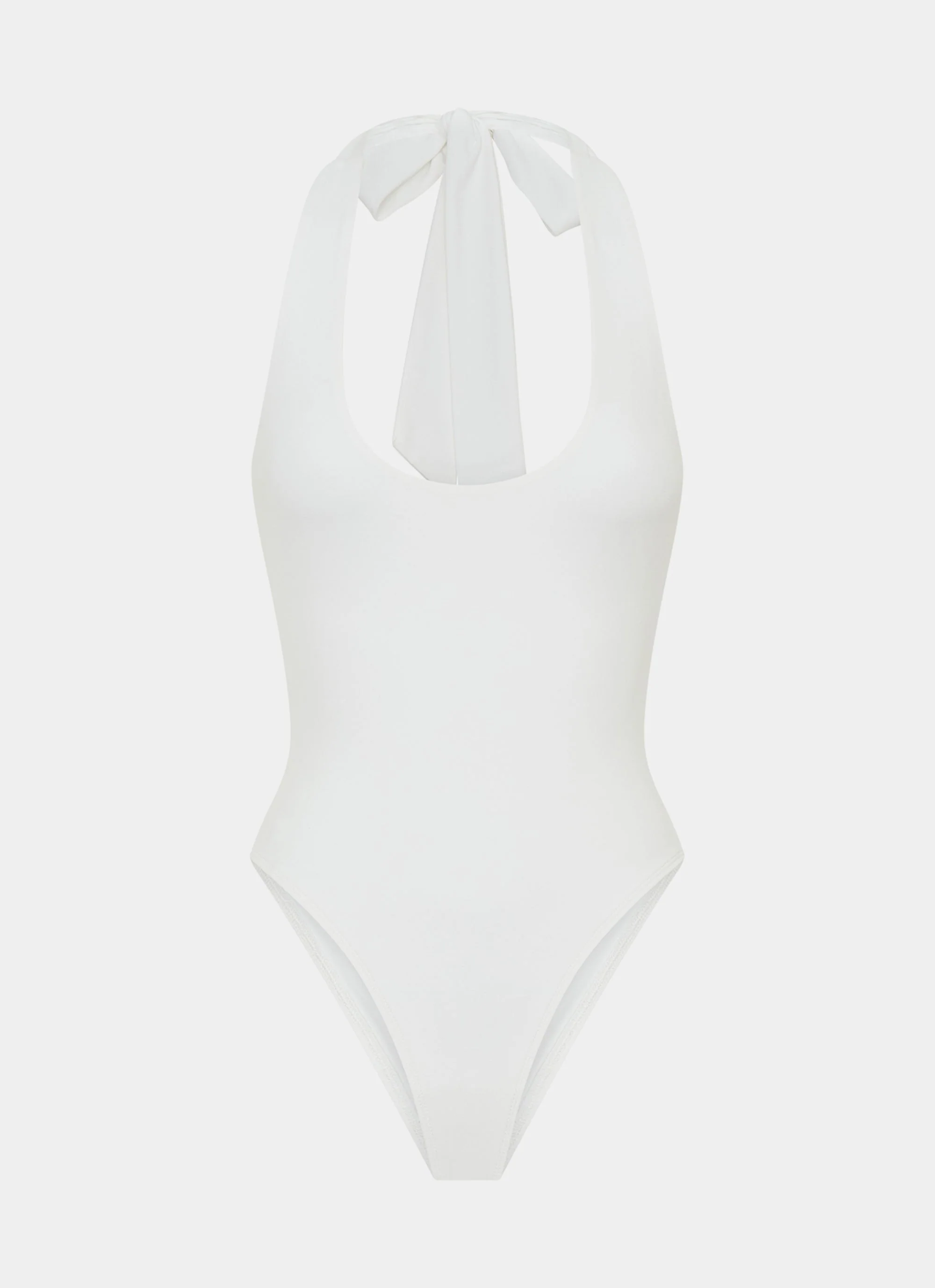 Set The Scene Halter Bodysuit - White - Image 7
