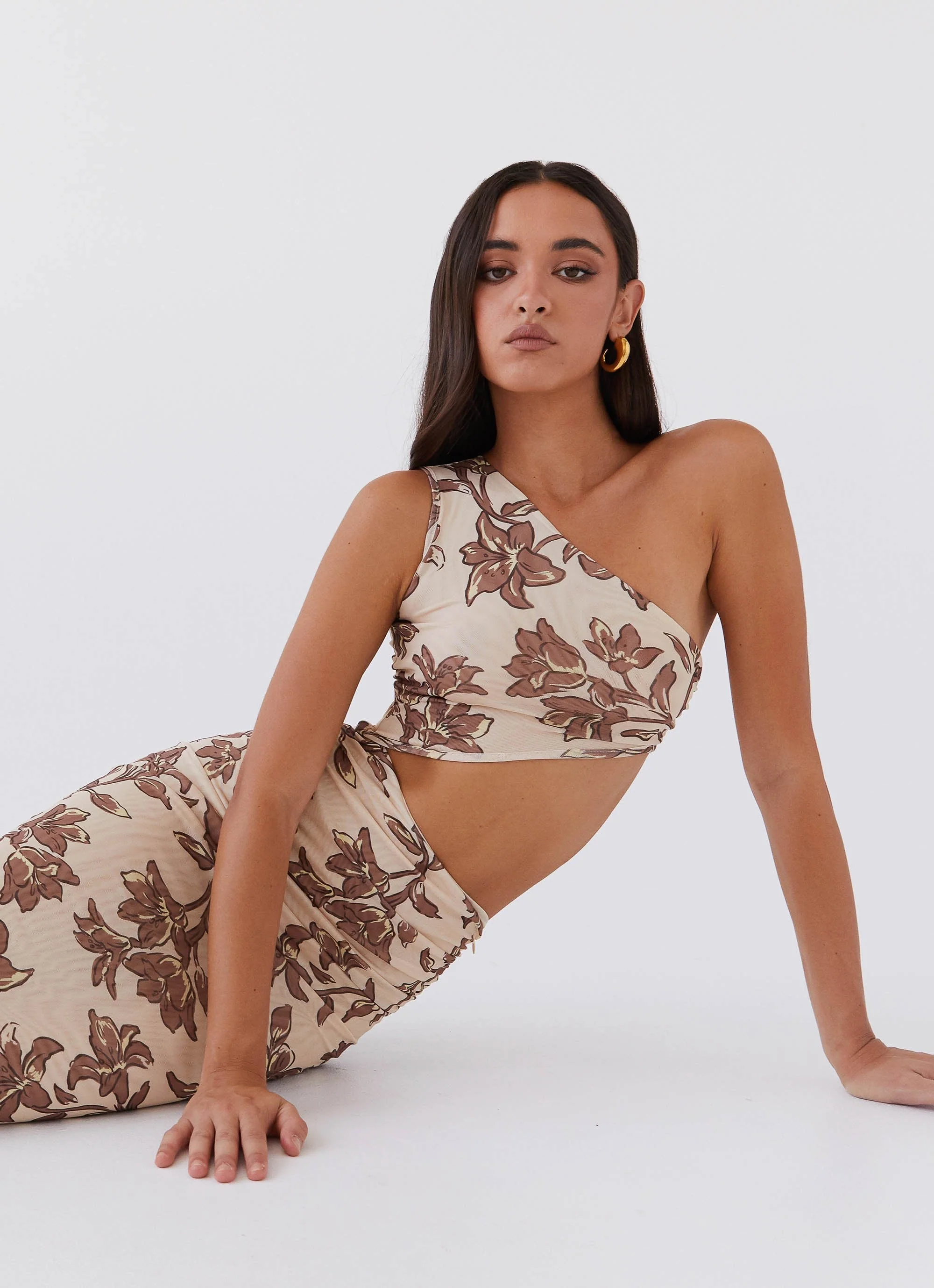 Shadows In The Sun Mesh Maxi Dress - Hazel Bloom - Image 6