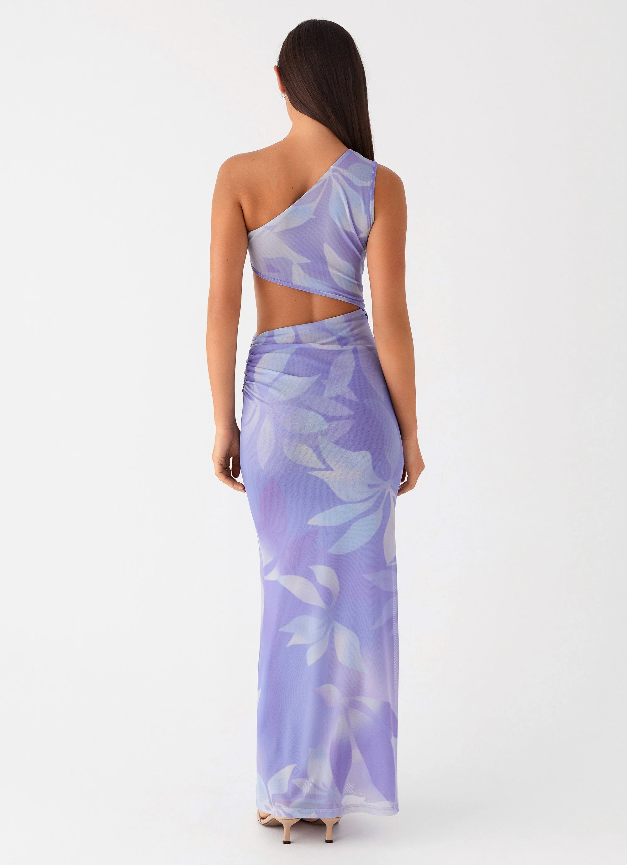 Shadows In The Sun Mesh Maxi Dress - Purple Rain - Image 4