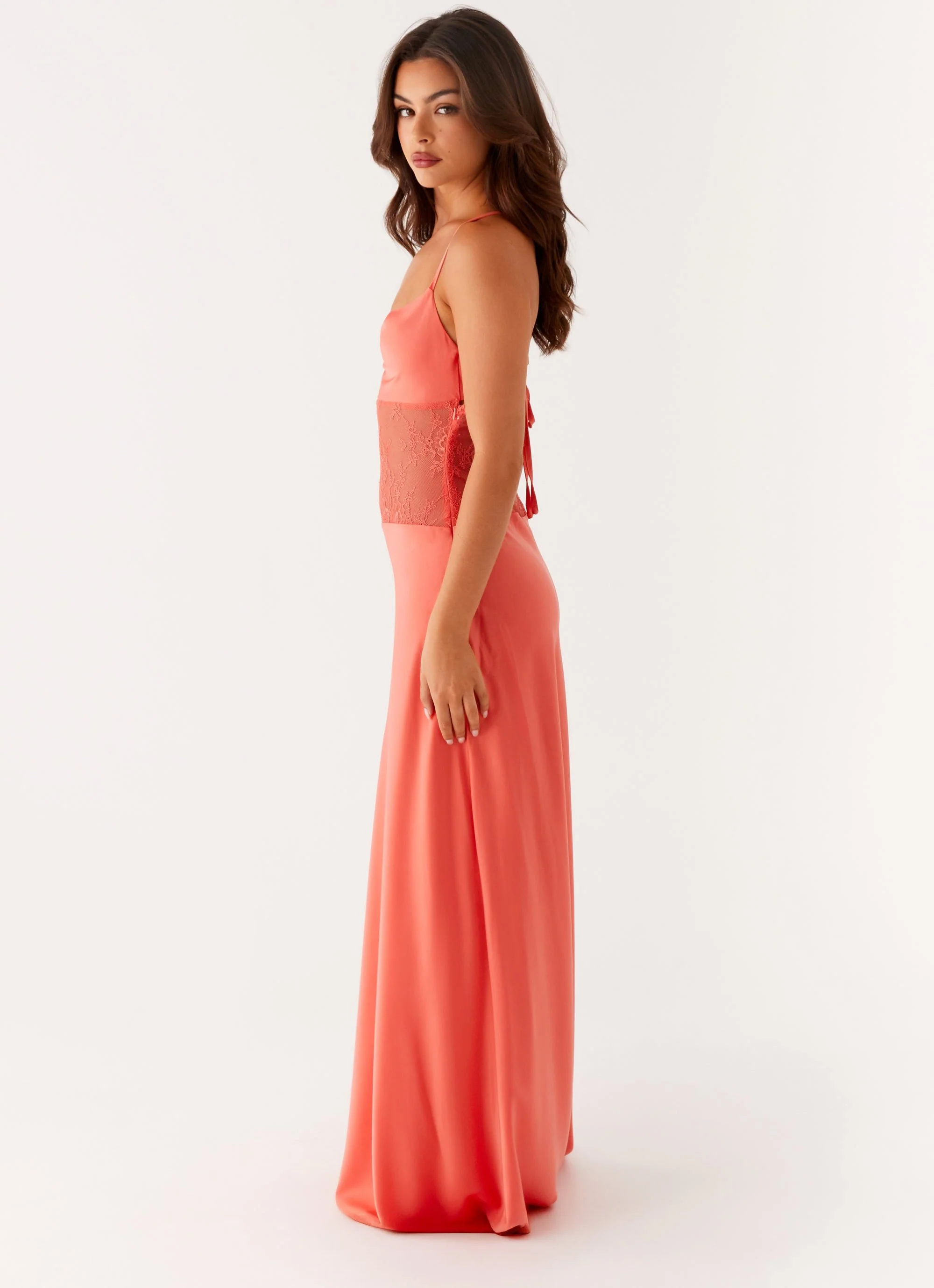 Shae Maxi Dress - Tangerine - Image 3