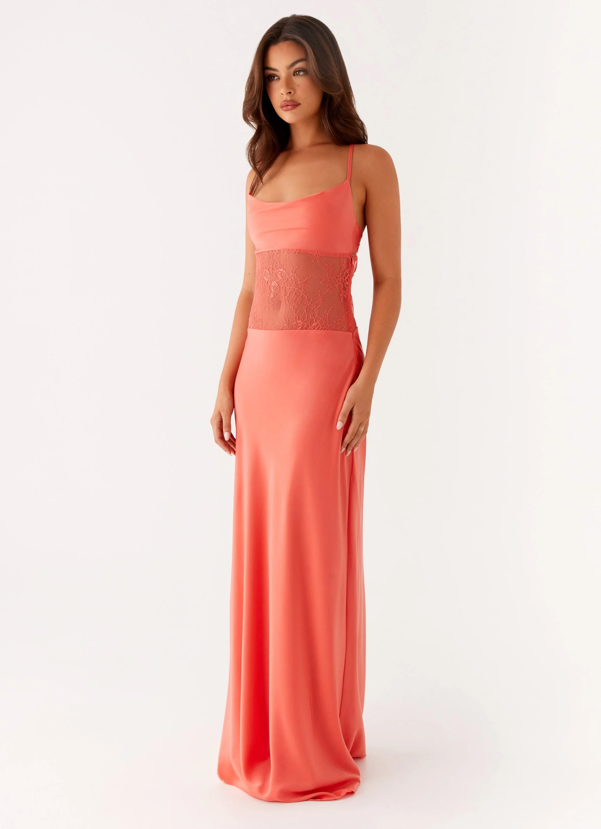 Shae Maxi Dress - Tangerine - Image 5