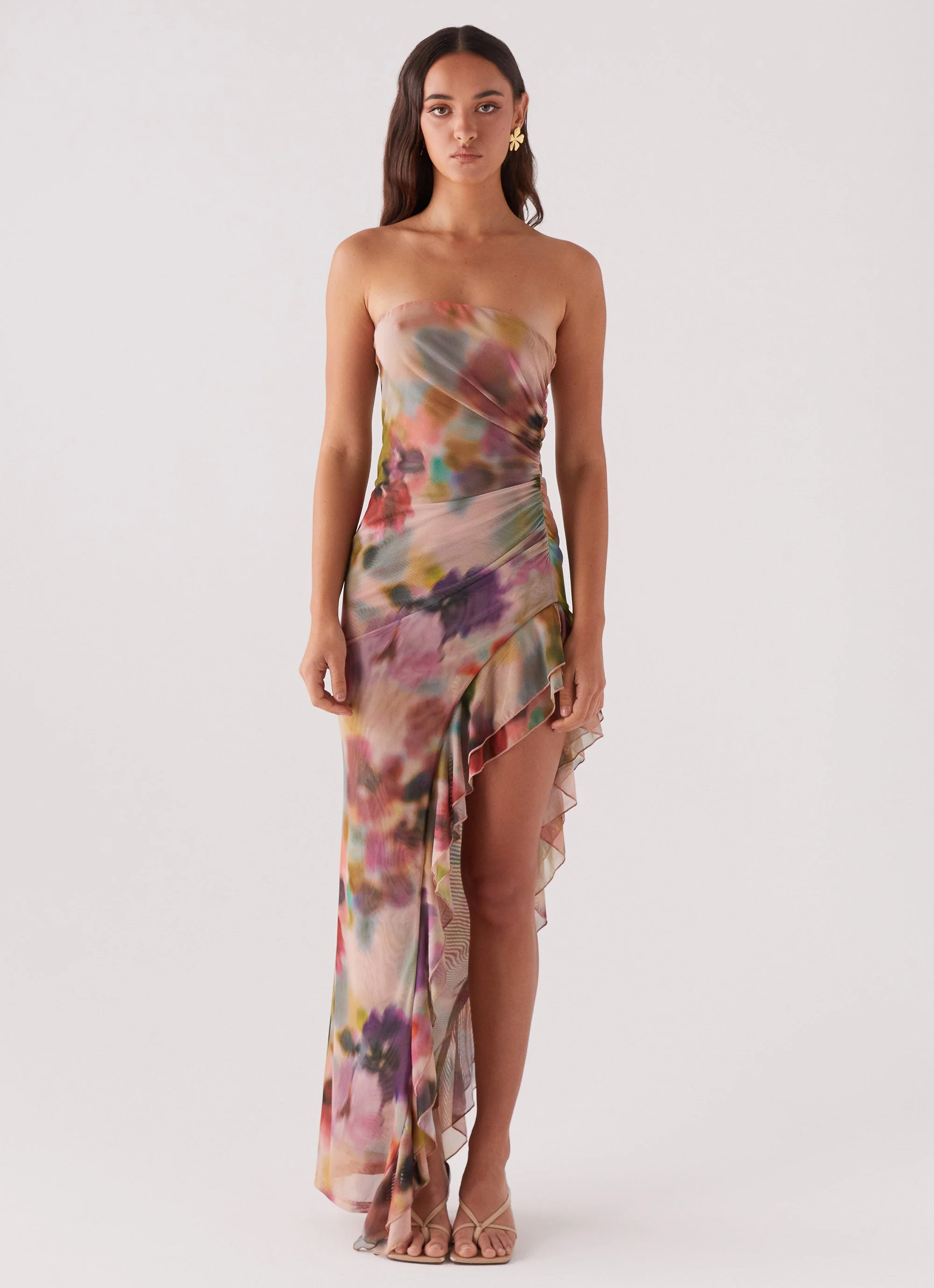 Shape Of You Strapless Maxi Dress - Mystic Meadow - Image 4