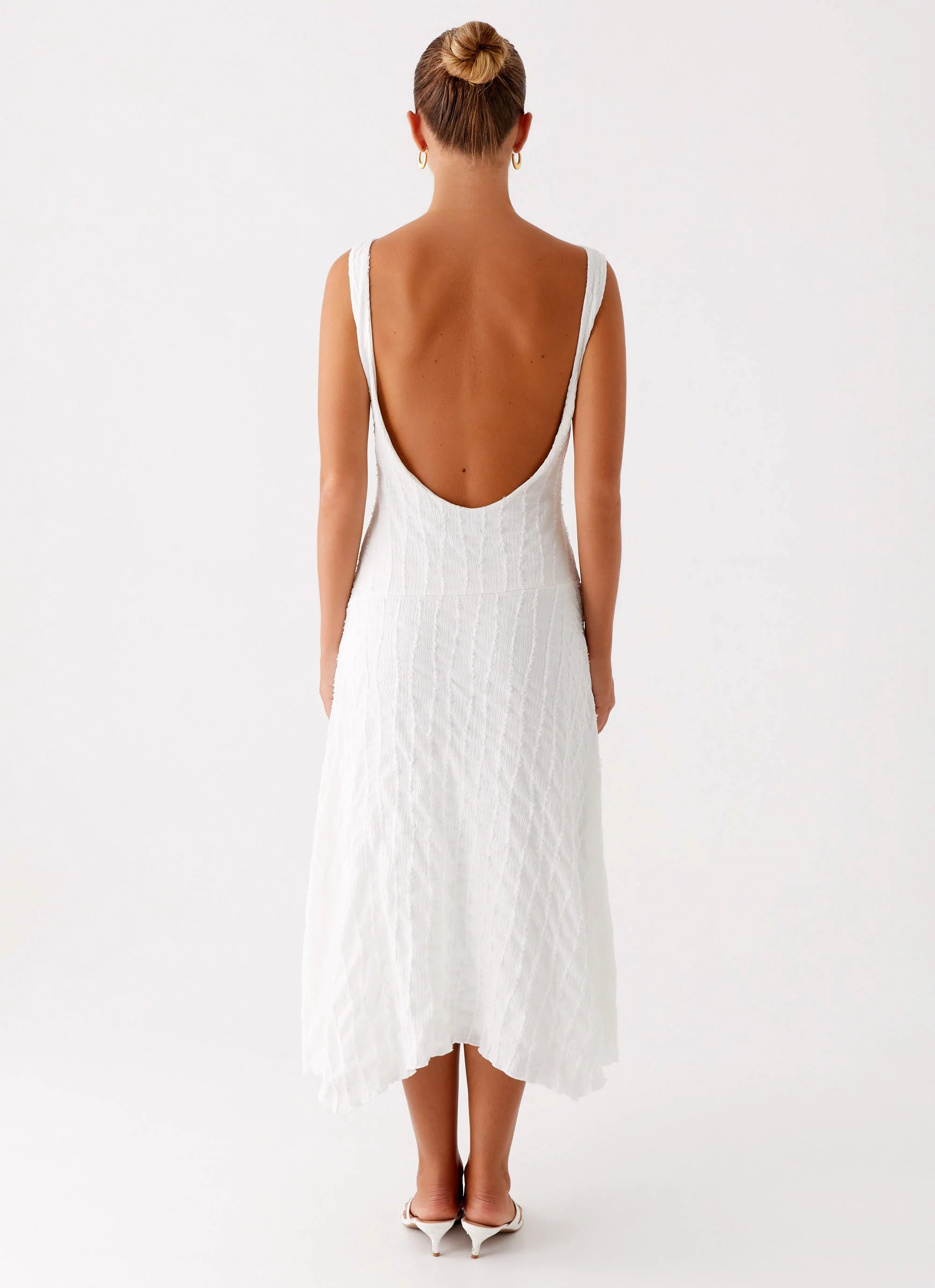 Sharni Midi Dress - Ivory - Image 4