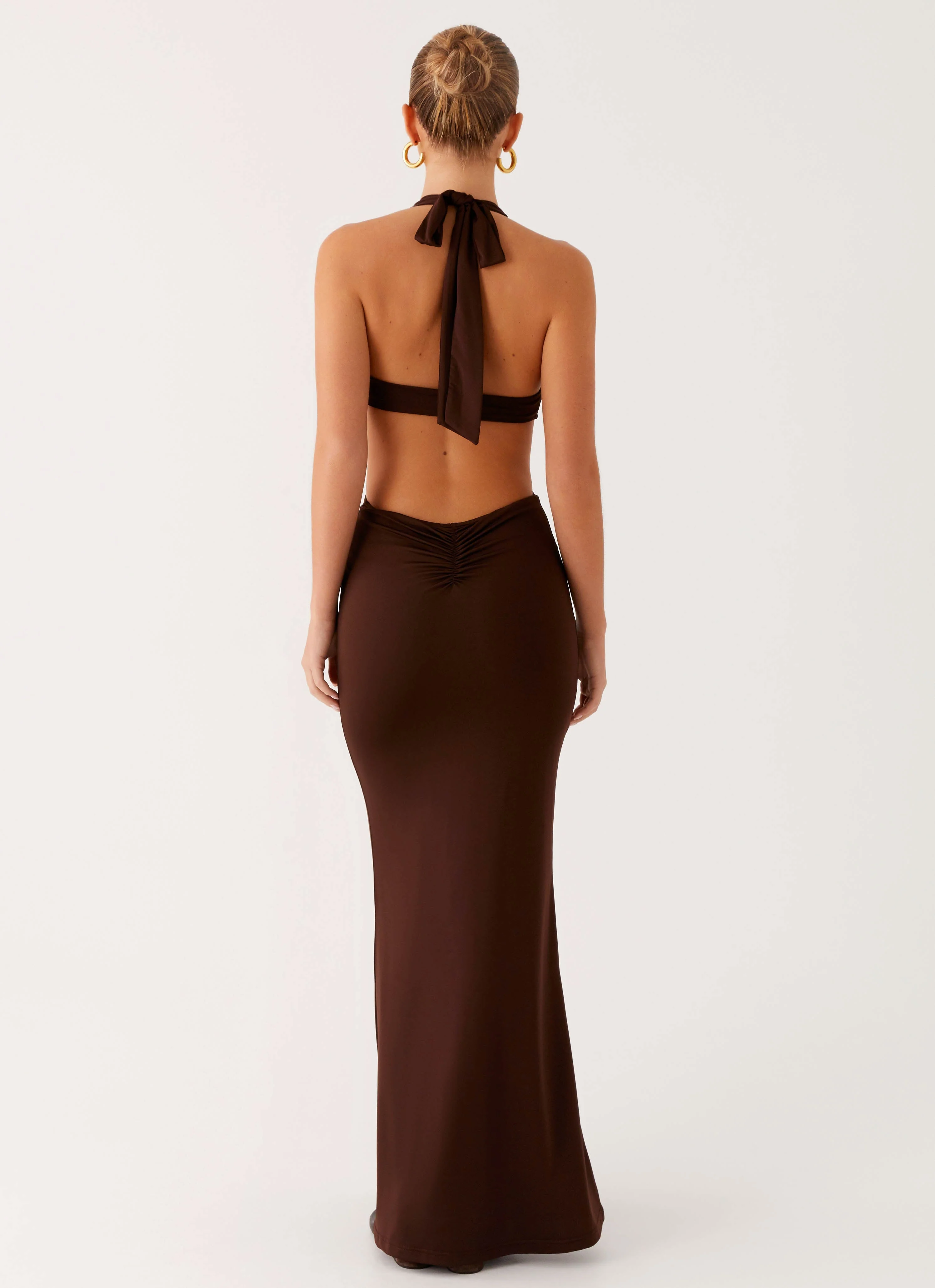 Shawnie Maxi Dress - Chocolate - Image 3