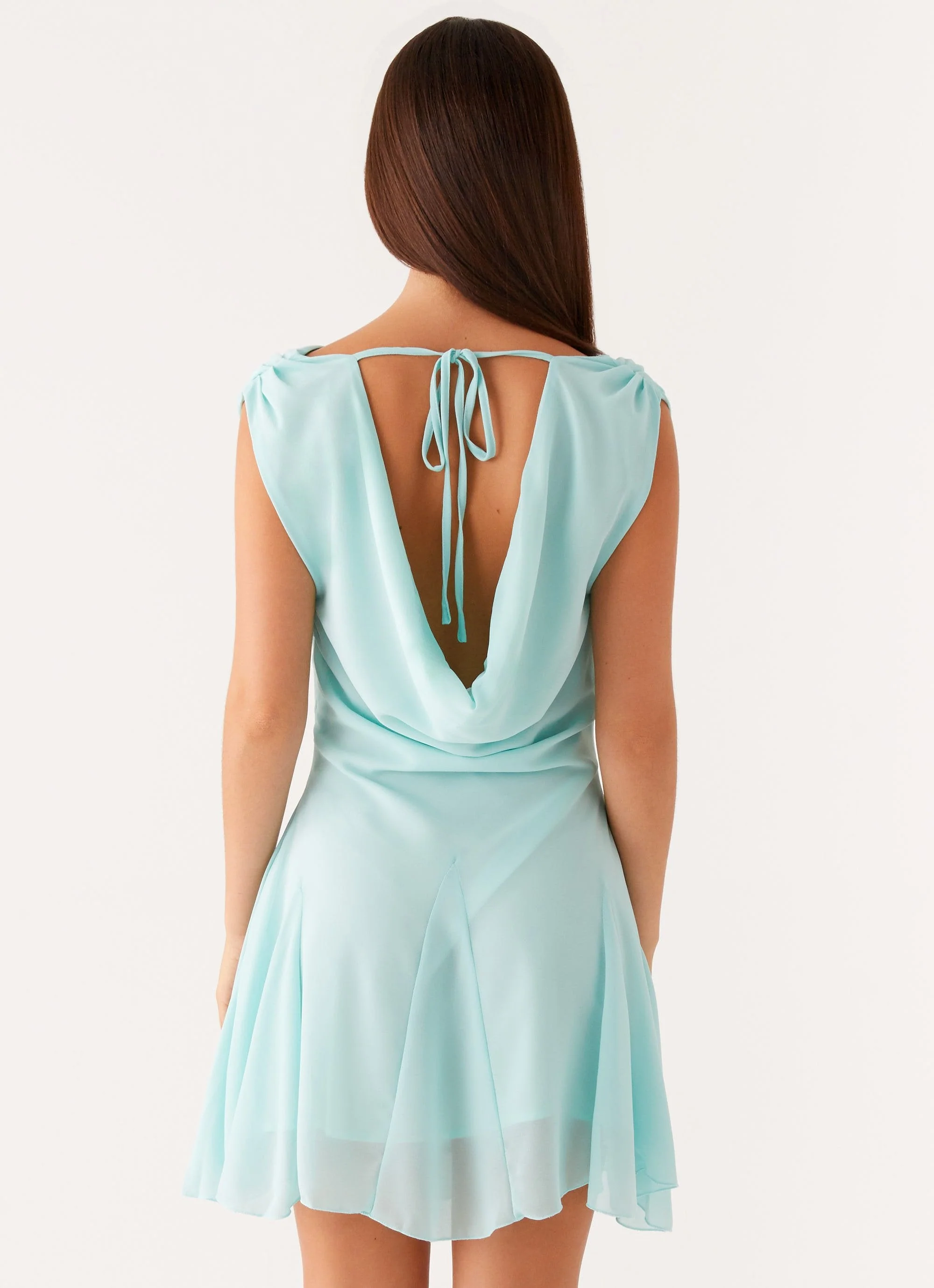 Shayla Mini Dress - Turquoise - Image 4