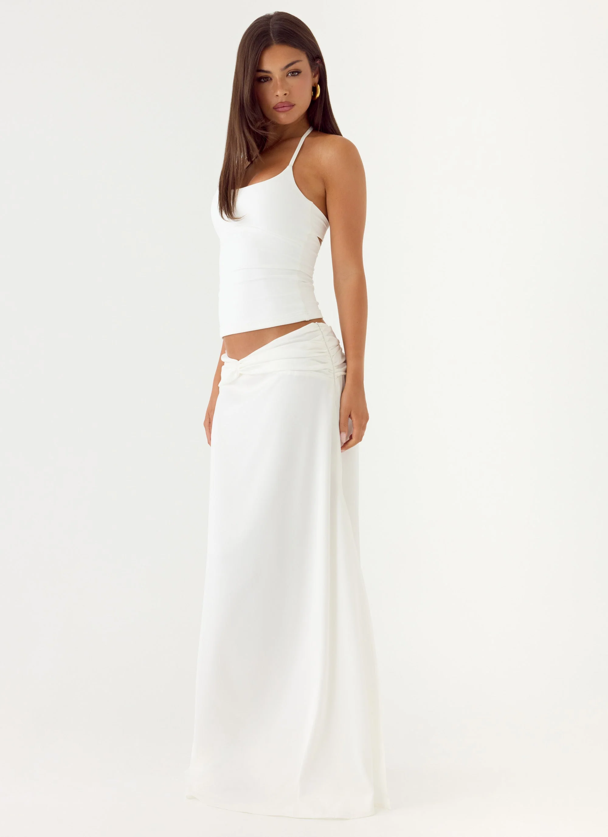 She Means It Maxi Skirt - Ivory - Image 3
