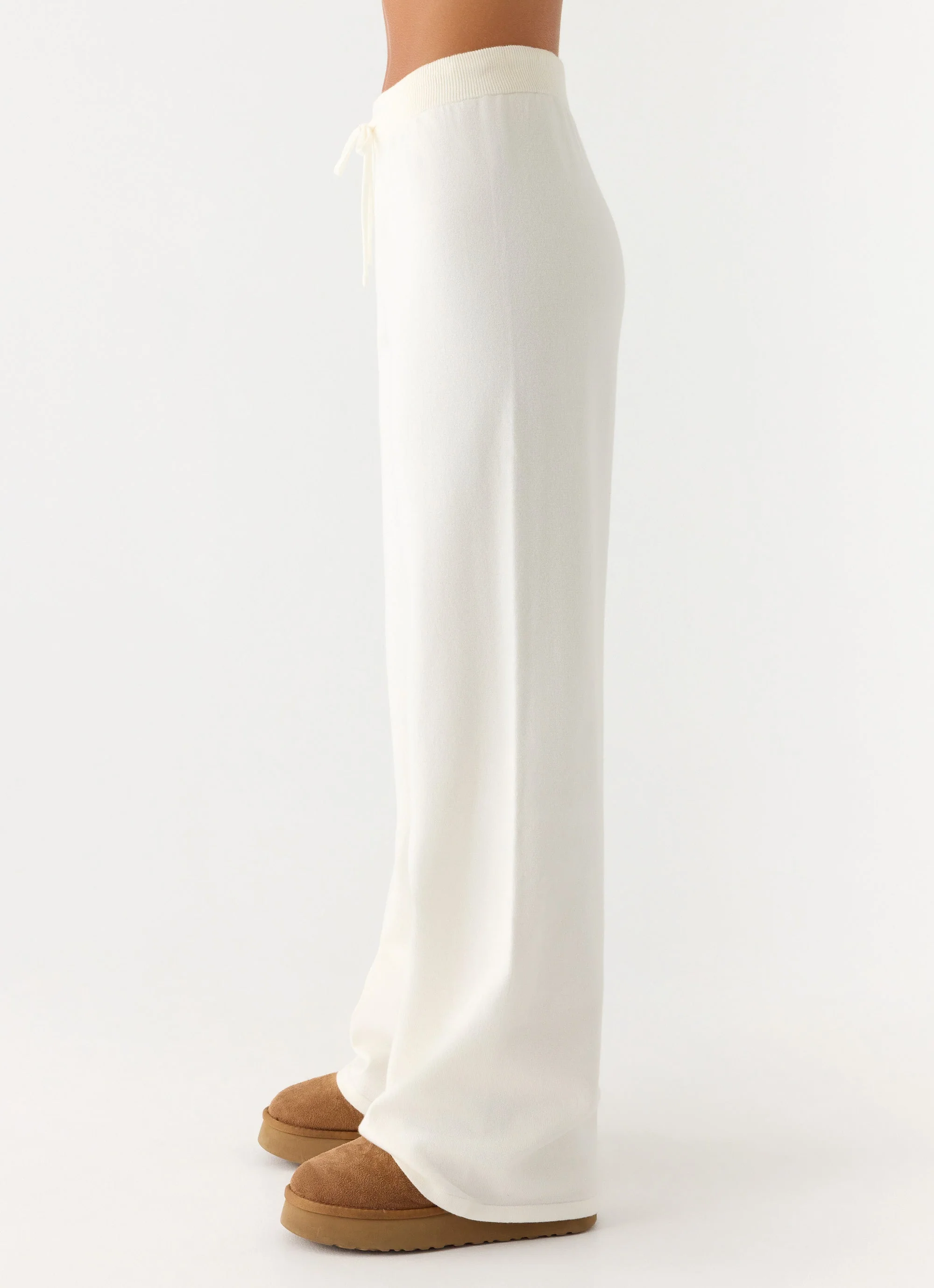 Sherlee Knit Pants - White - Image 3