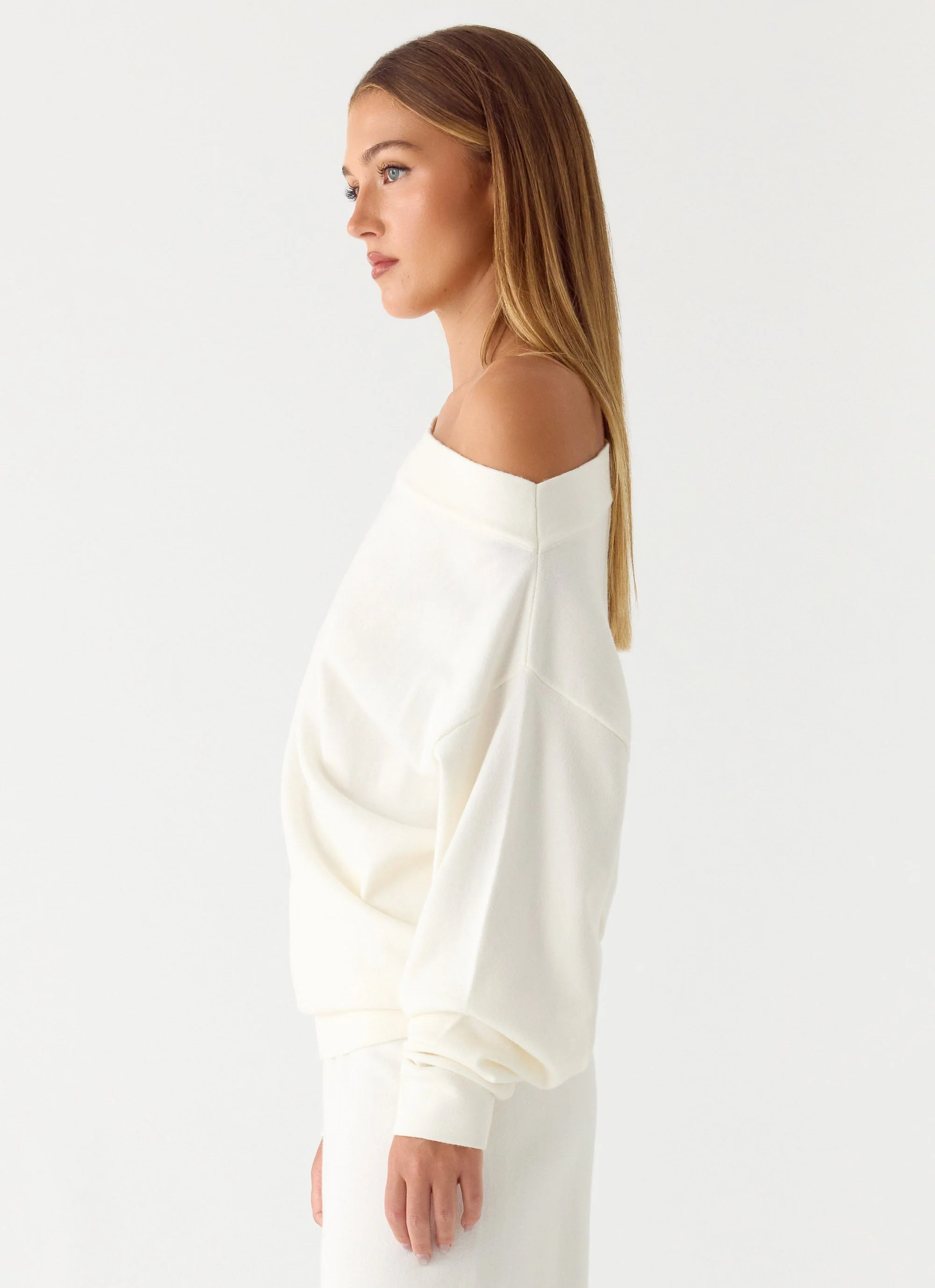 Sherlee Knit Sweater - White - Image 3