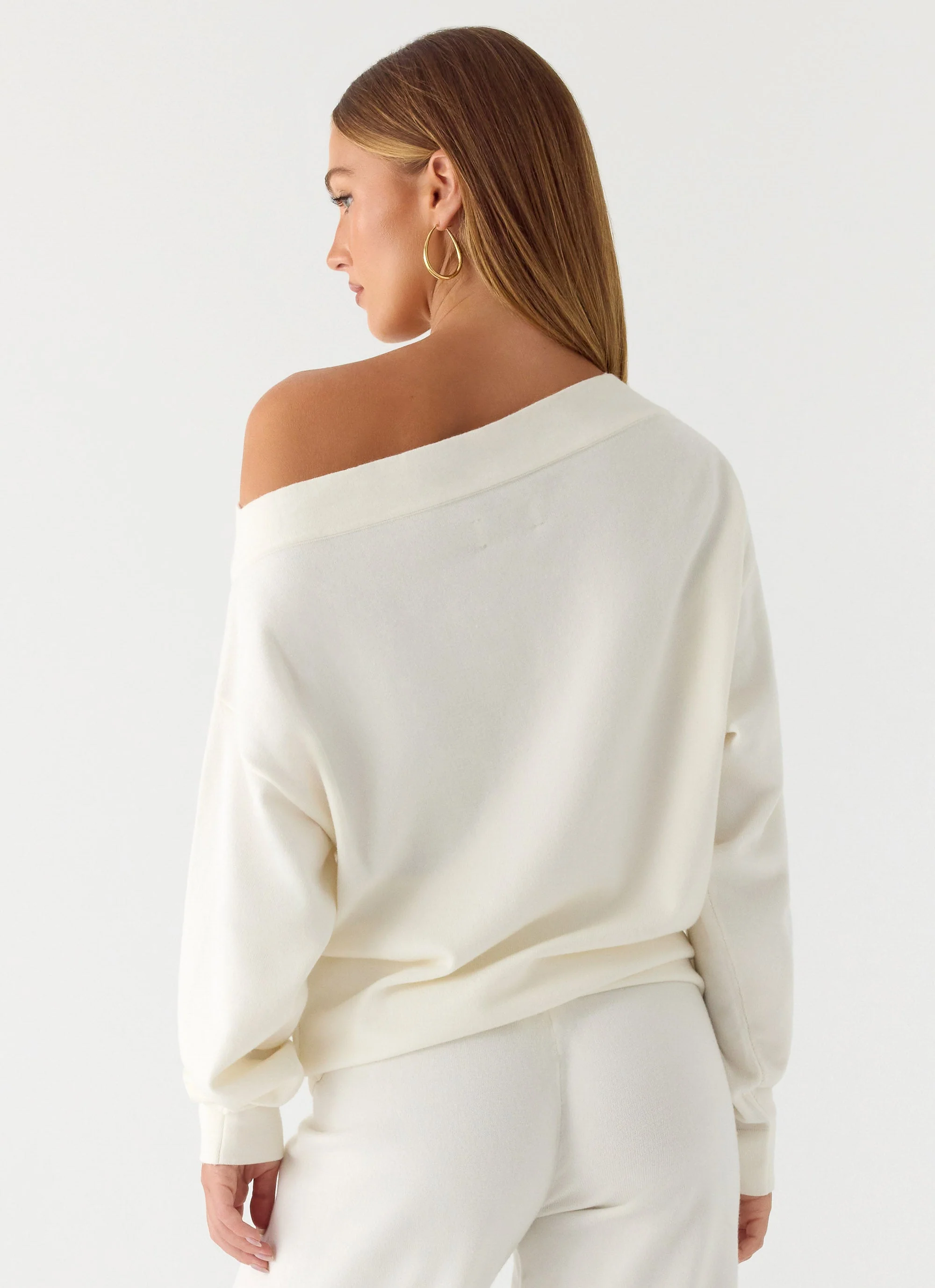 Sherlee Knit Sweater - White - Image 4