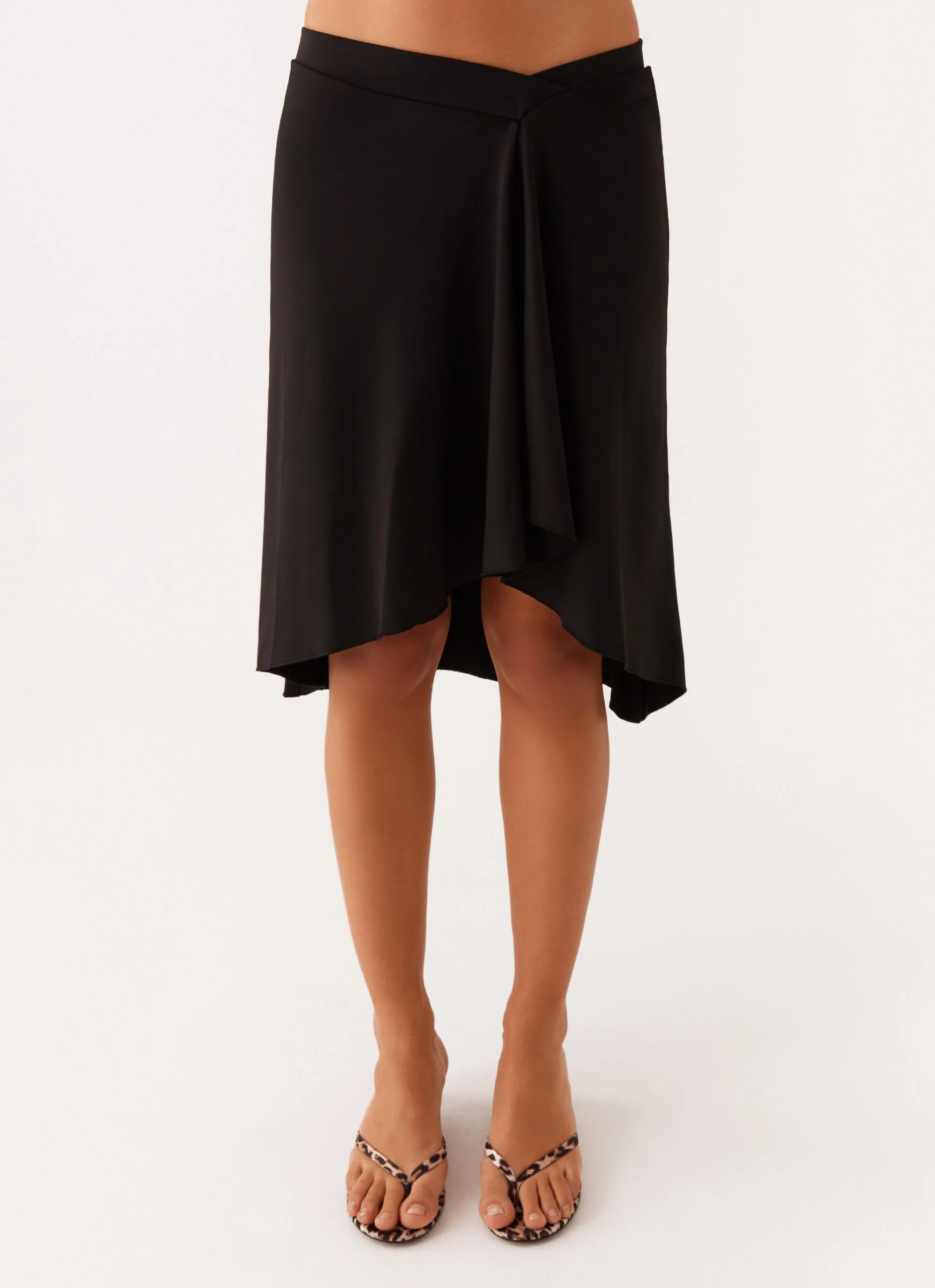 Shes A Lady Midi Skirt - Black - Image 5