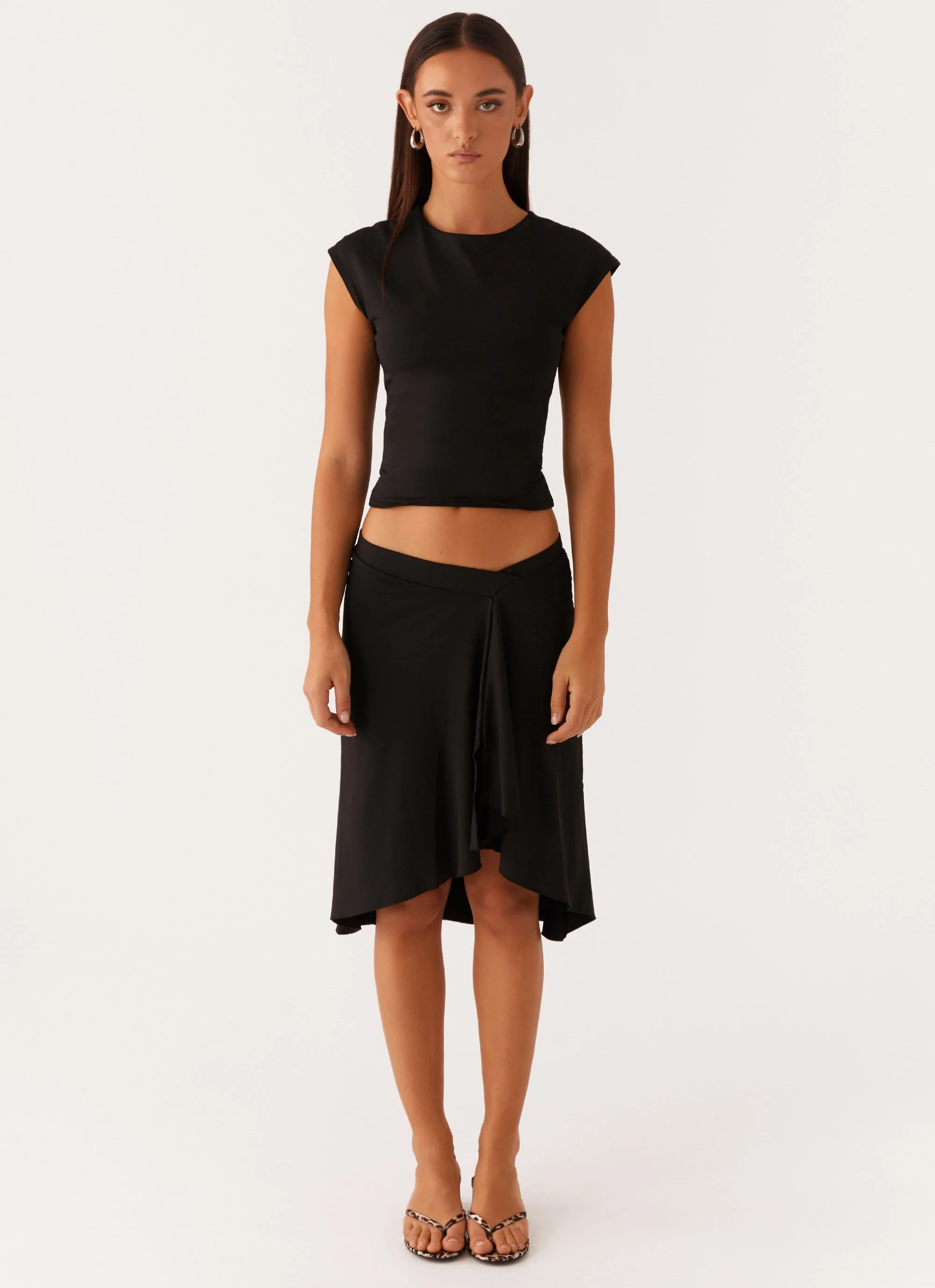 Shes A Lady Top - Black - Image 2
