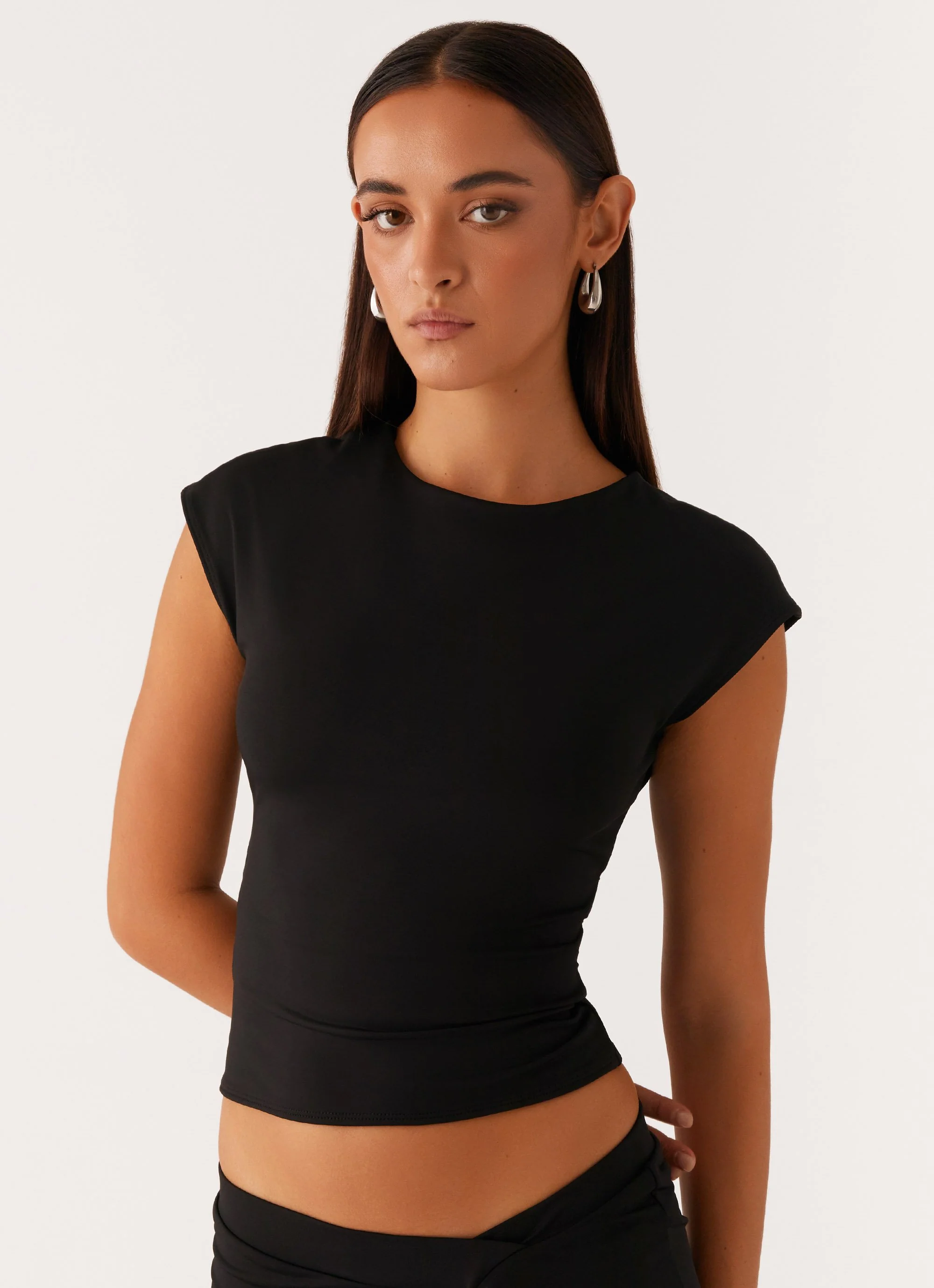 Shes A Lady Top - Black - Image 6