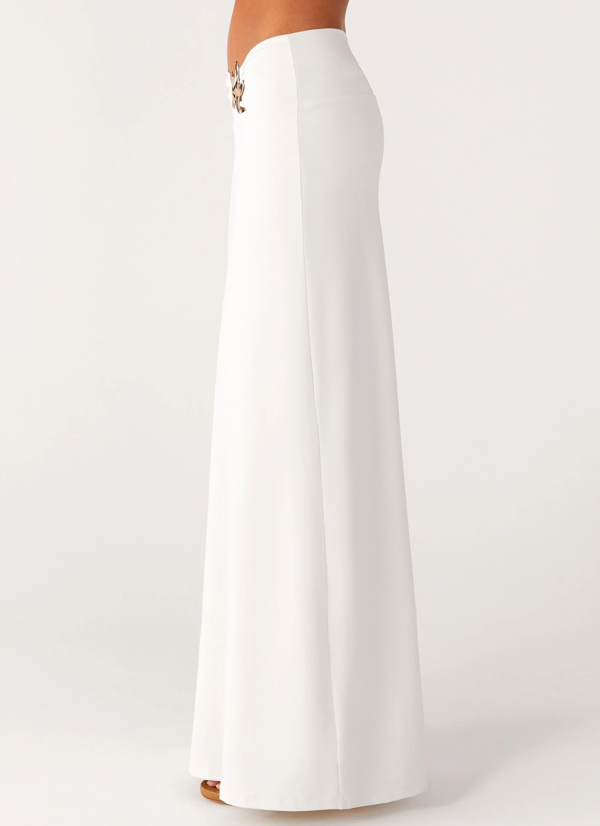 Shoreline Glow Maxi Skirt - Off White - Image 3