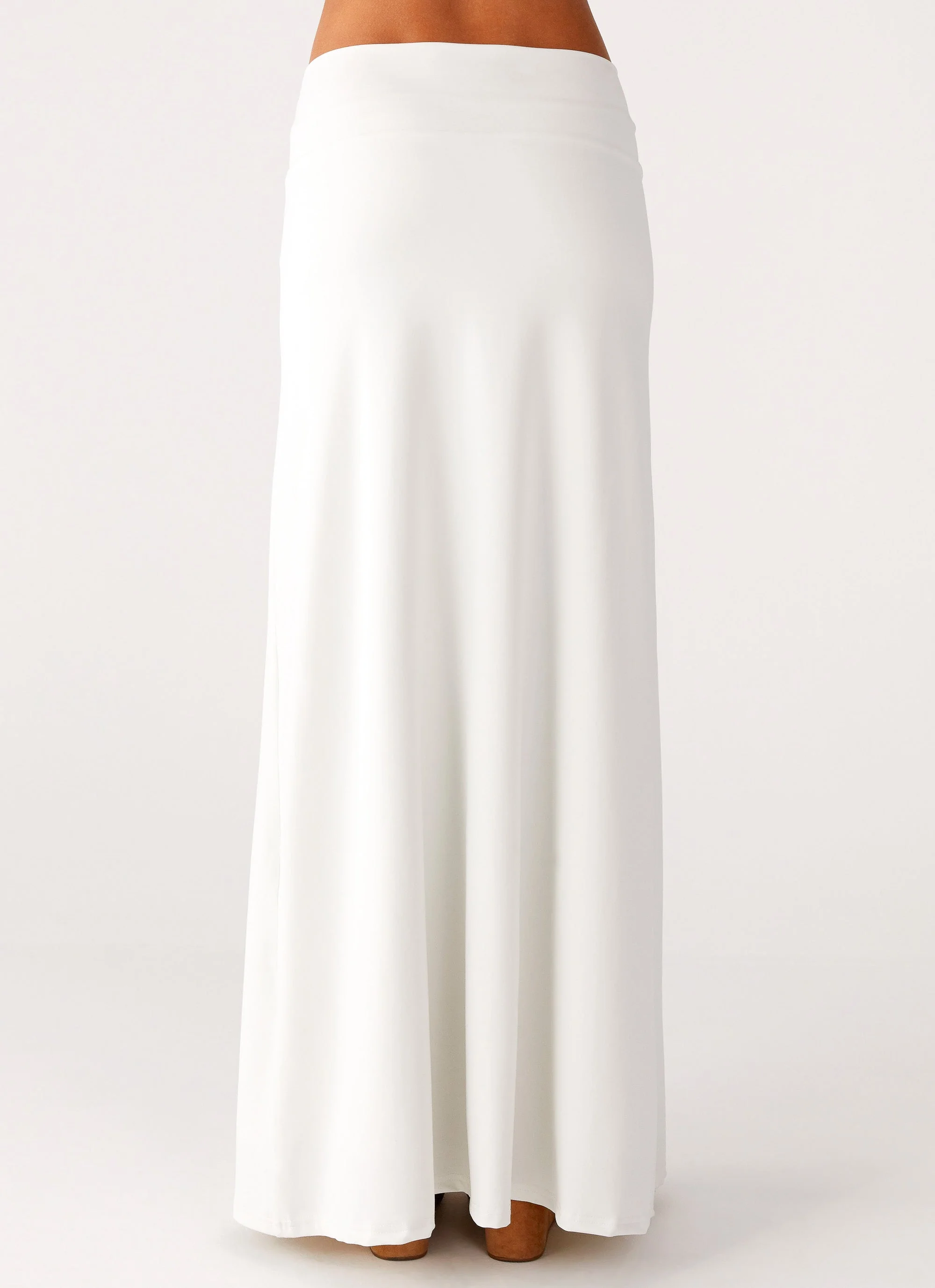 Shoreline Glow Maxi Skirt - Off White - Image 4