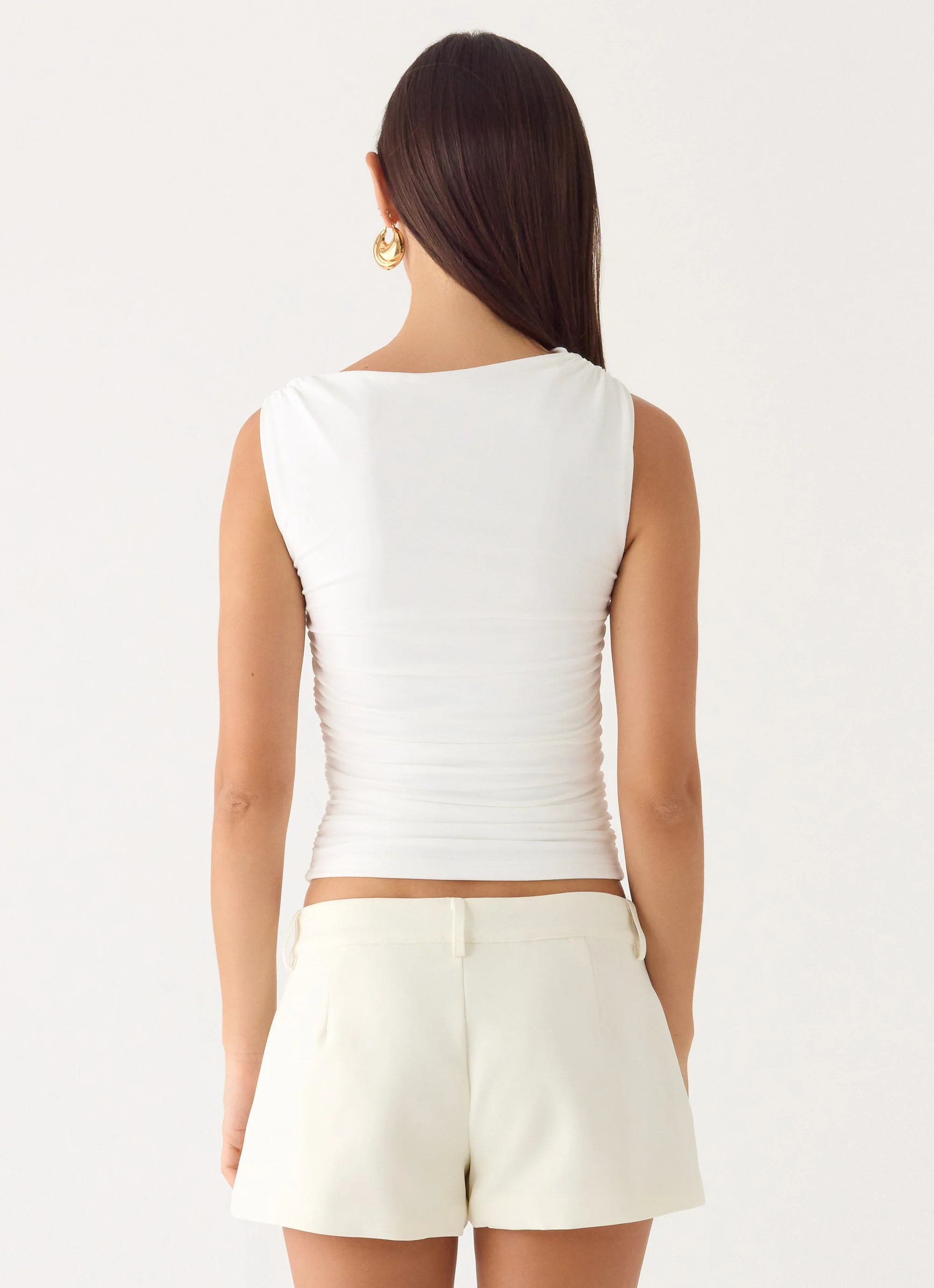 Short Notice Top - White - Image 4