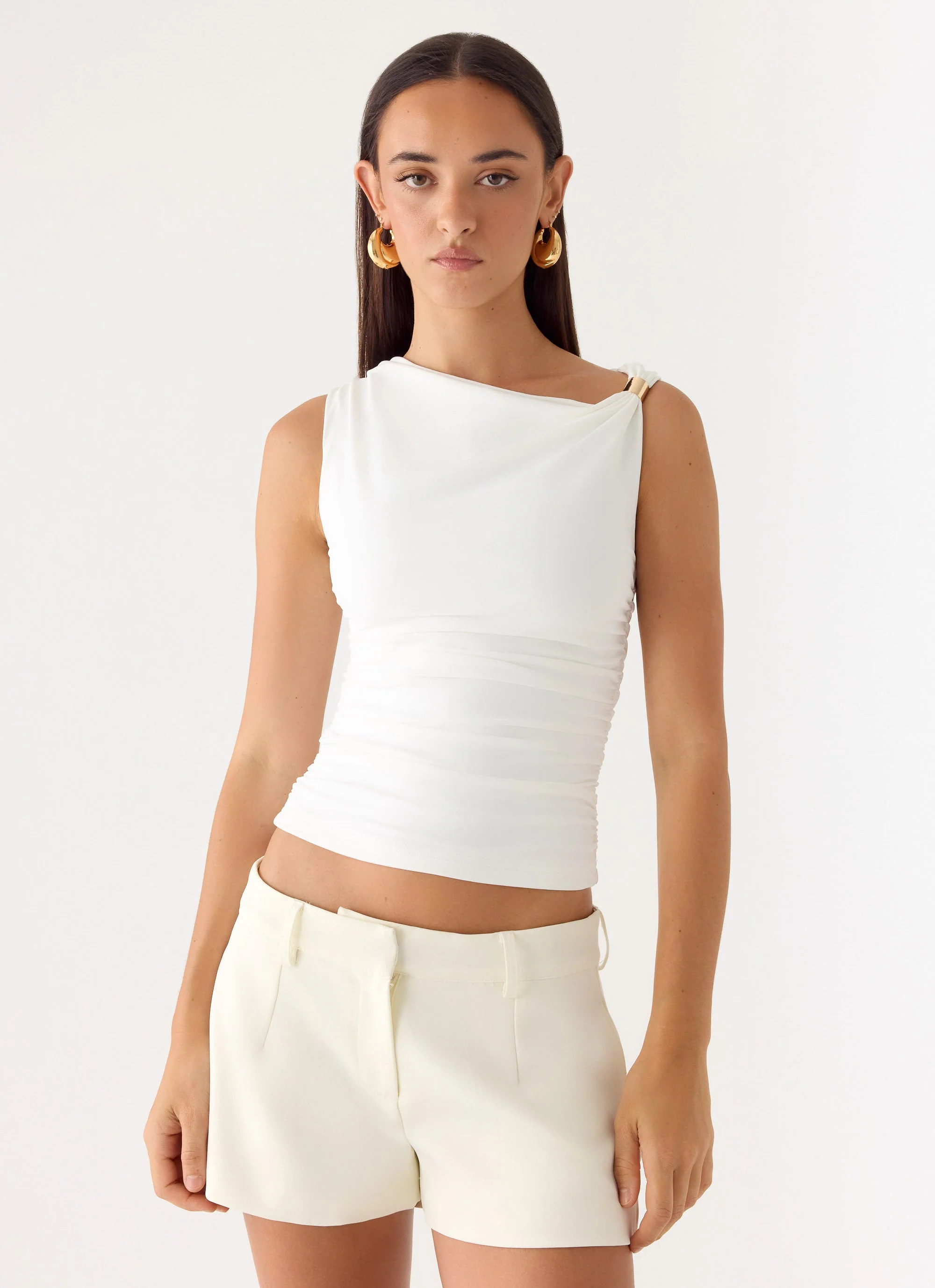 Short Notice Top - White - Image 5