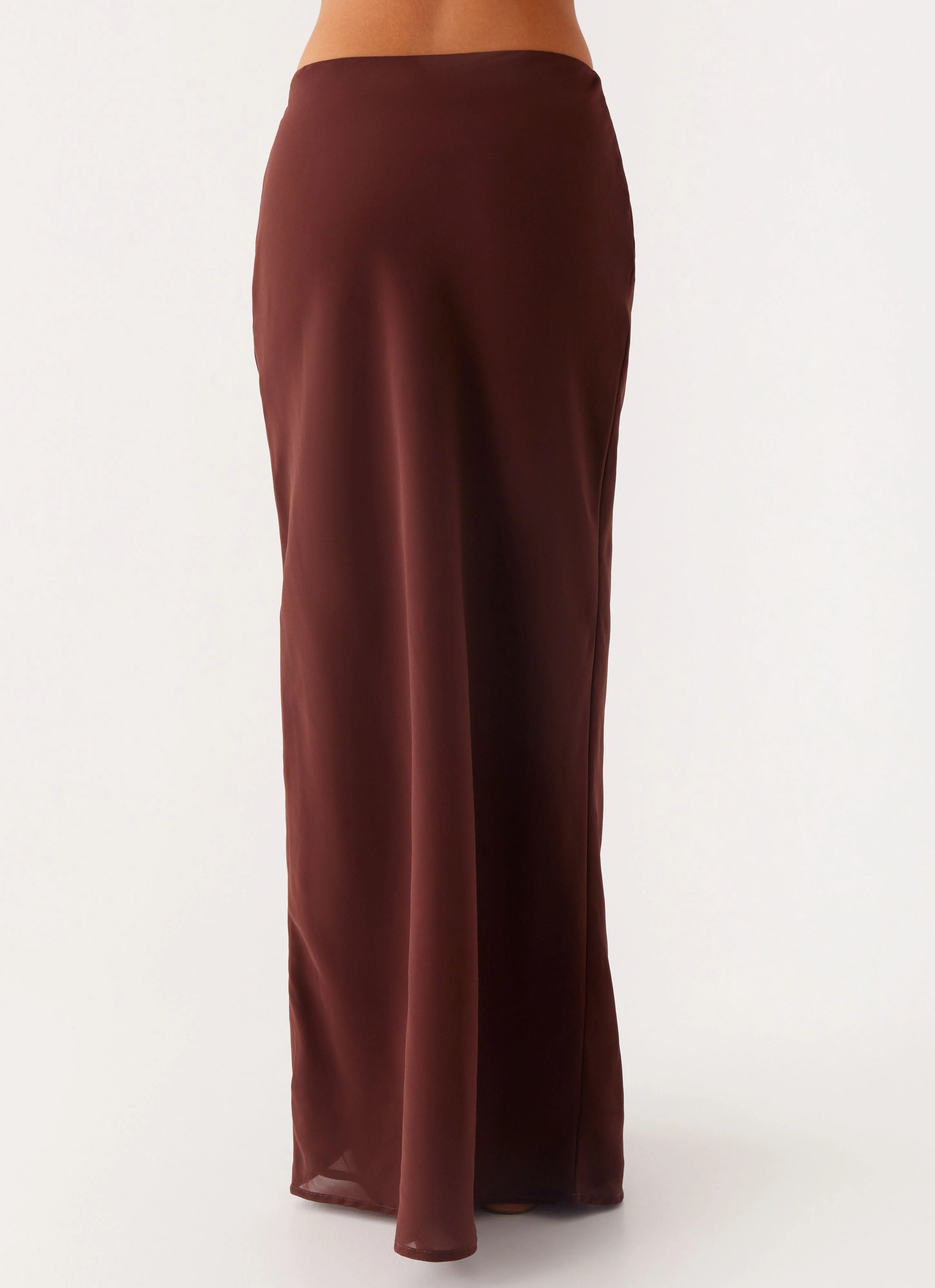 Sienna Sunset Maxi Skirt - Chocolate - Image 4