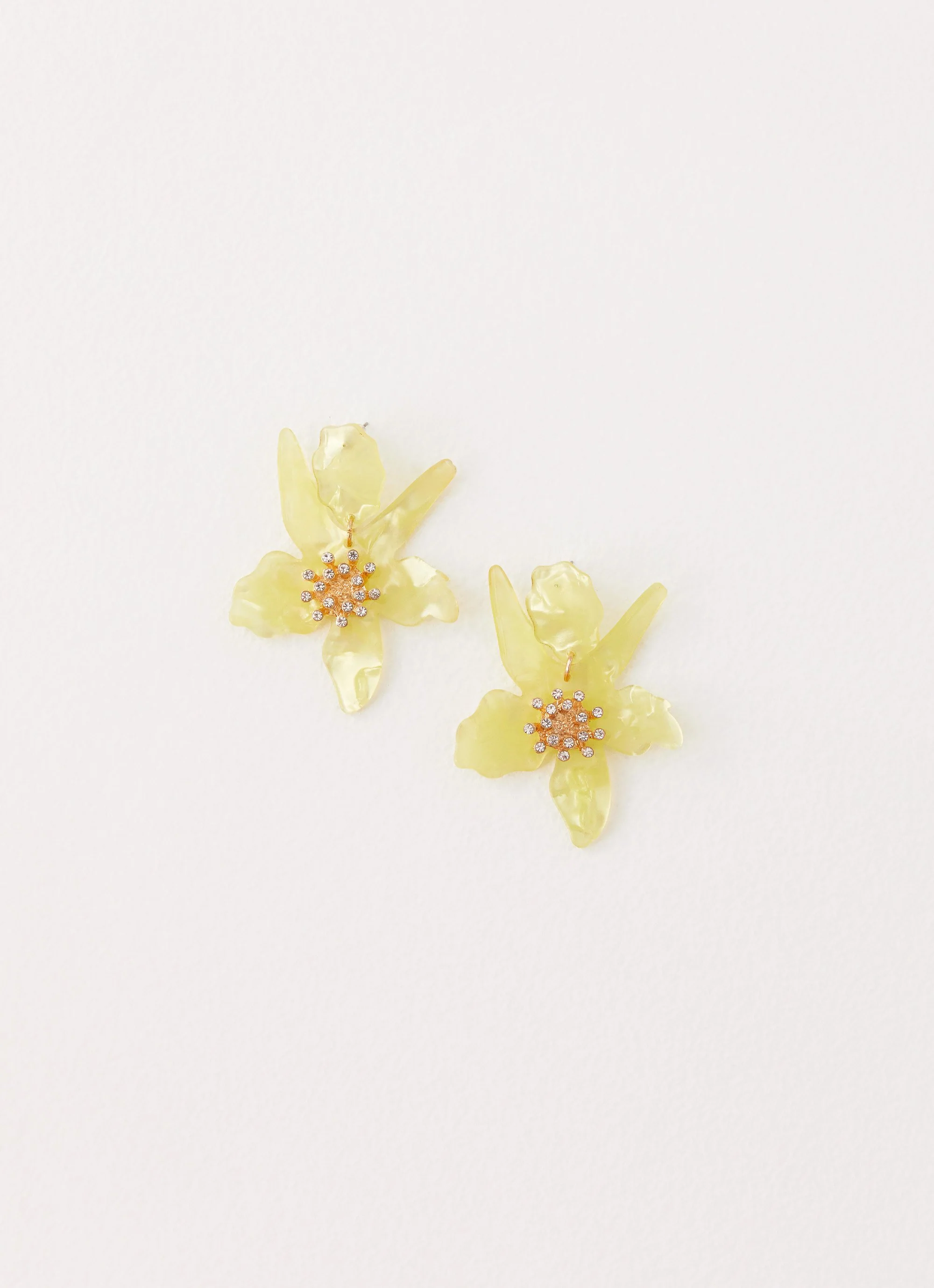 Siesta Flower Earrings - Yellow - Image 2