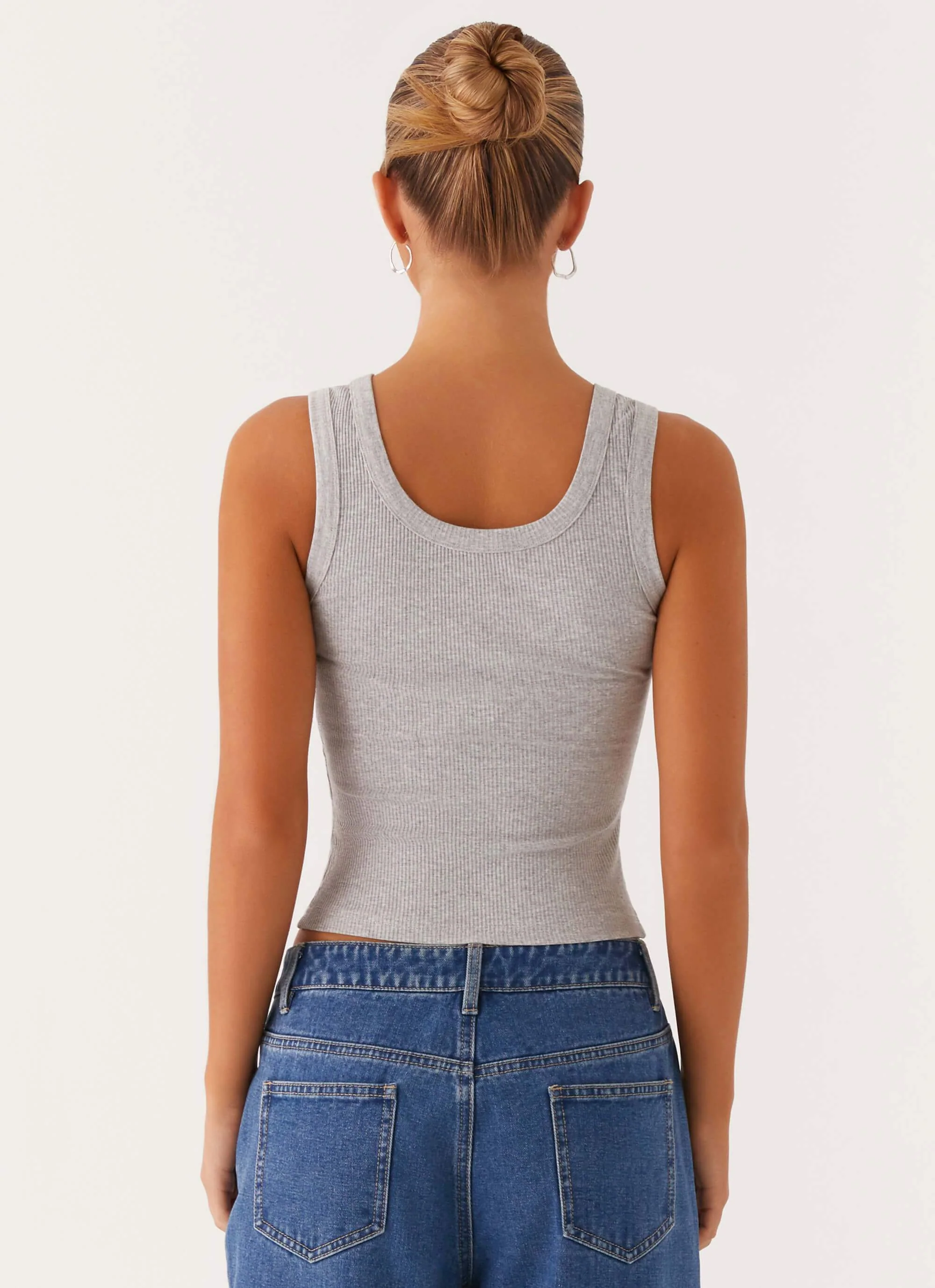 Signature Tank Top - Light Grey Marle - Image 5