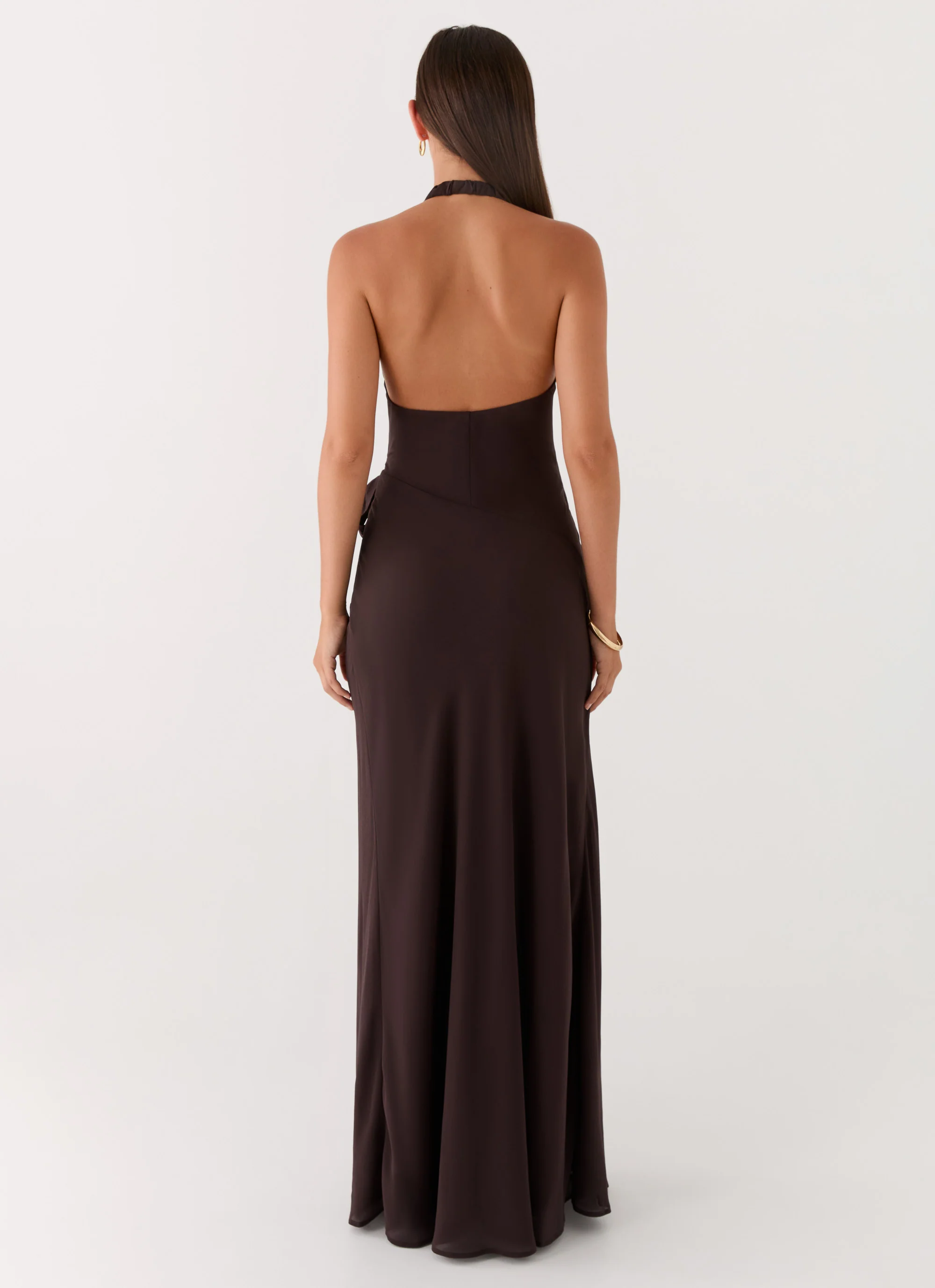 So Chic Maxi Dress - Cool Chocolate - Image 2