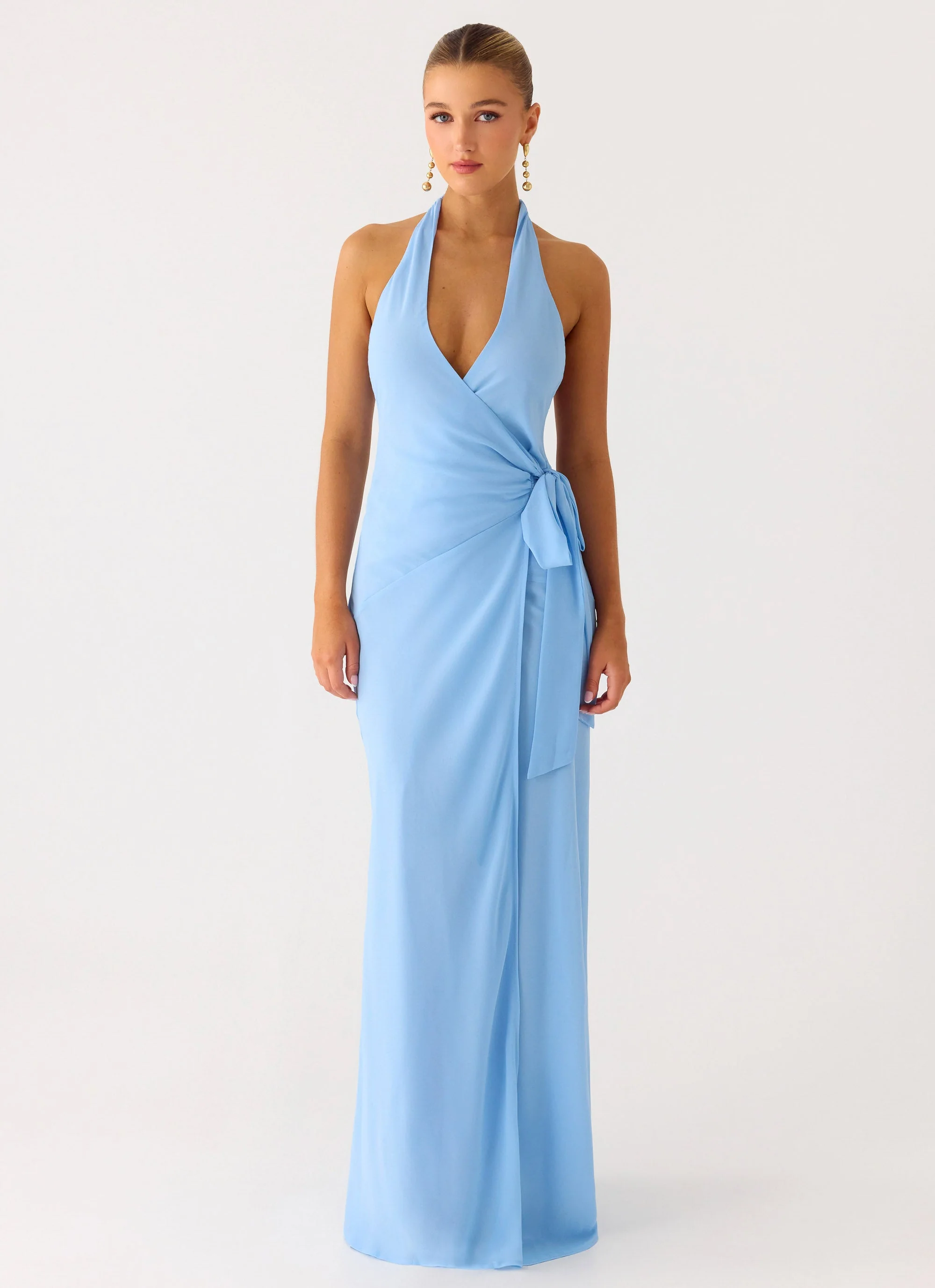 So Chic Maxi Dress - Periwinkle - Image 4