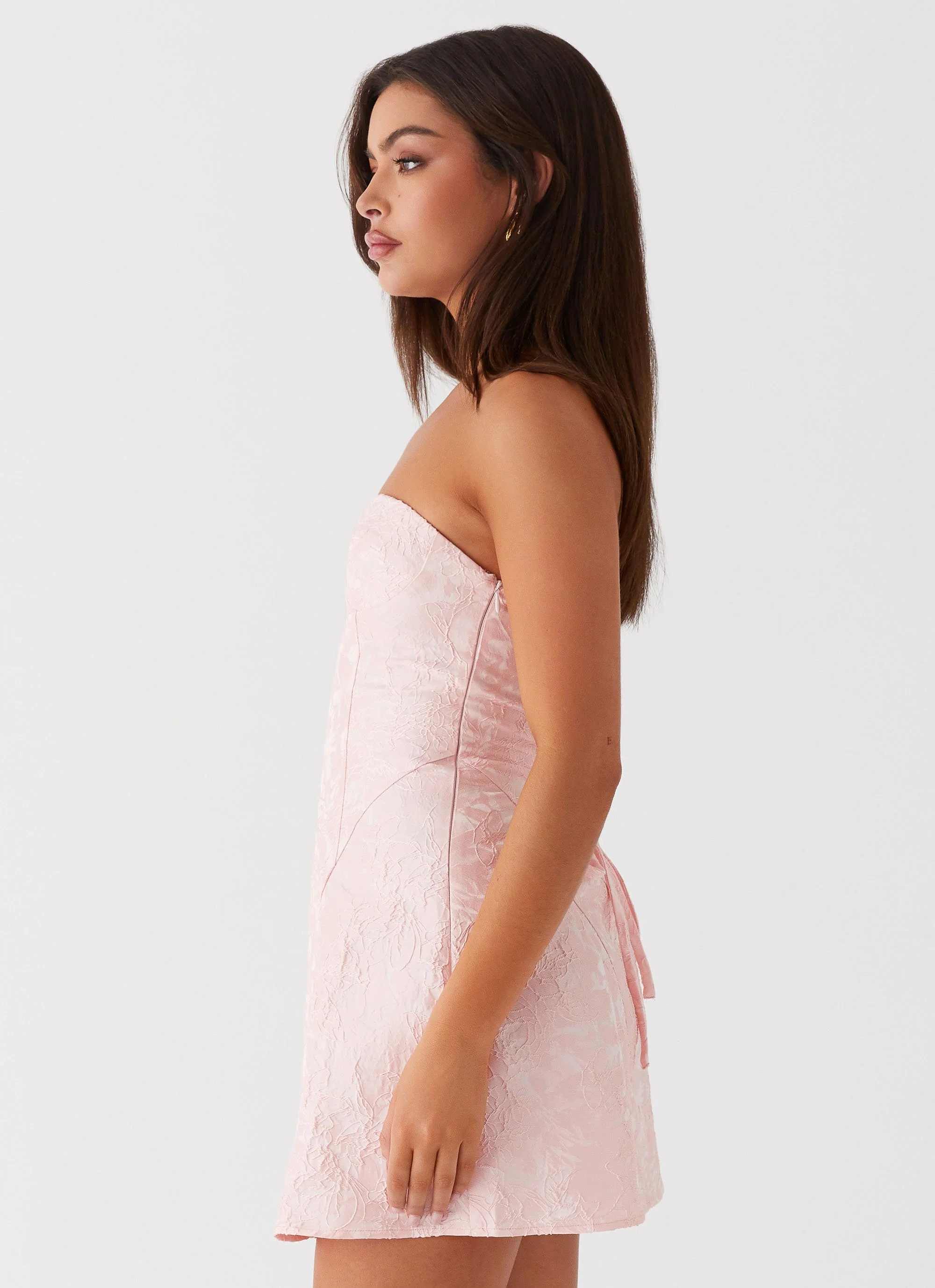 So Stylish Mini Dress - Pink - Image 3