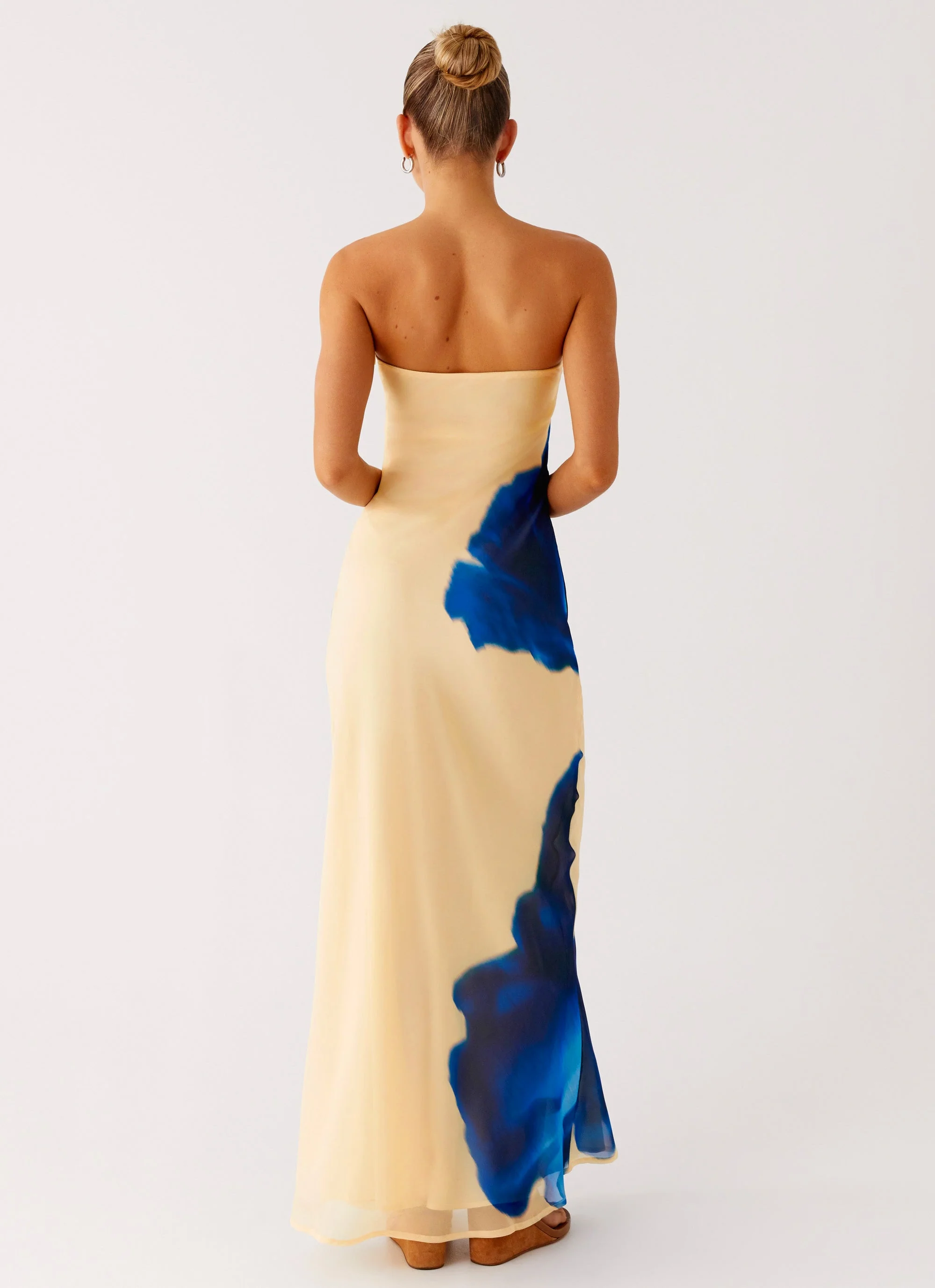 So You Say Strapless Maxi Dress - Heirloom Floral - Image 3
