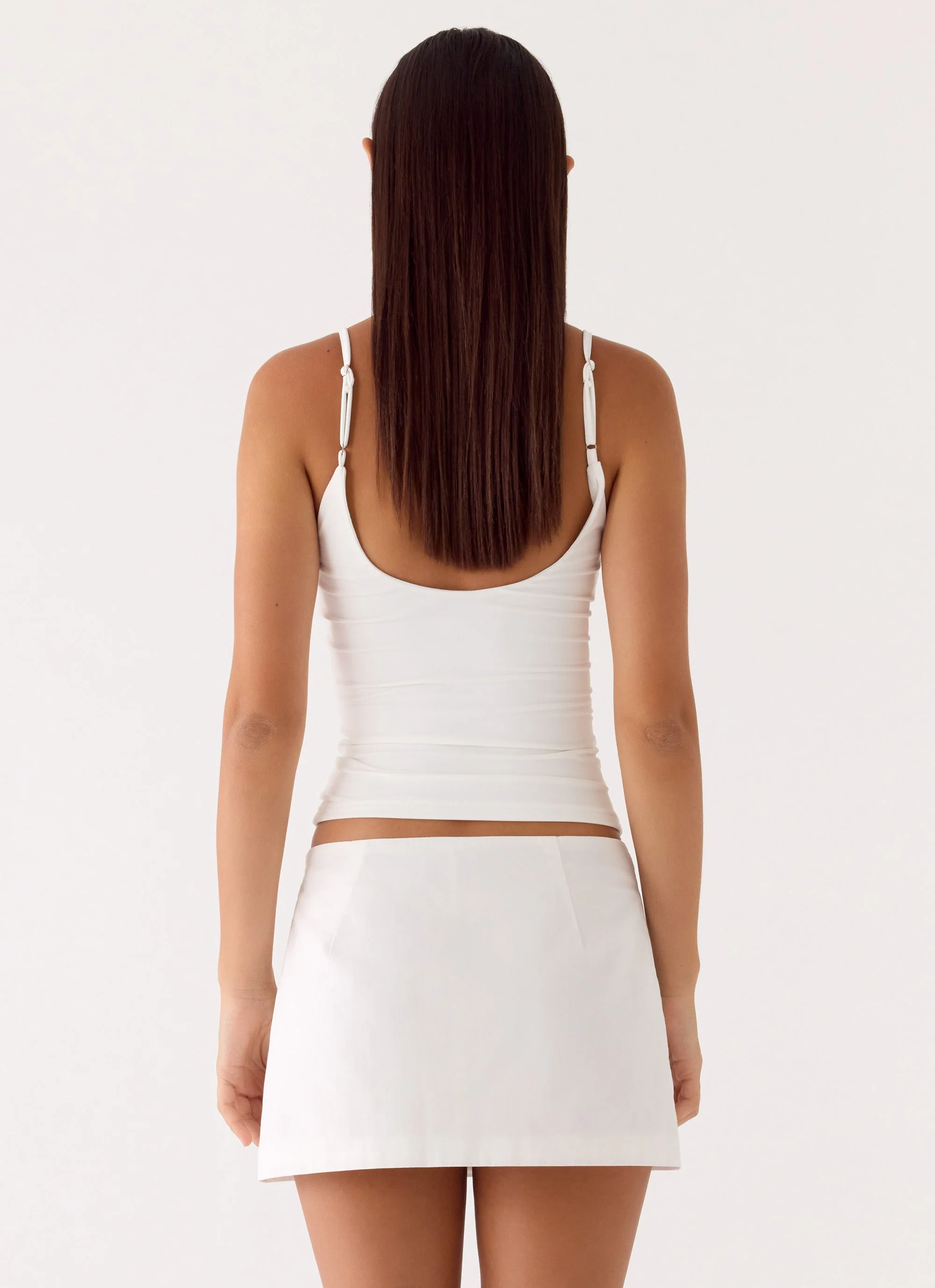 Sofia Mini Skirt - White - Image 2
