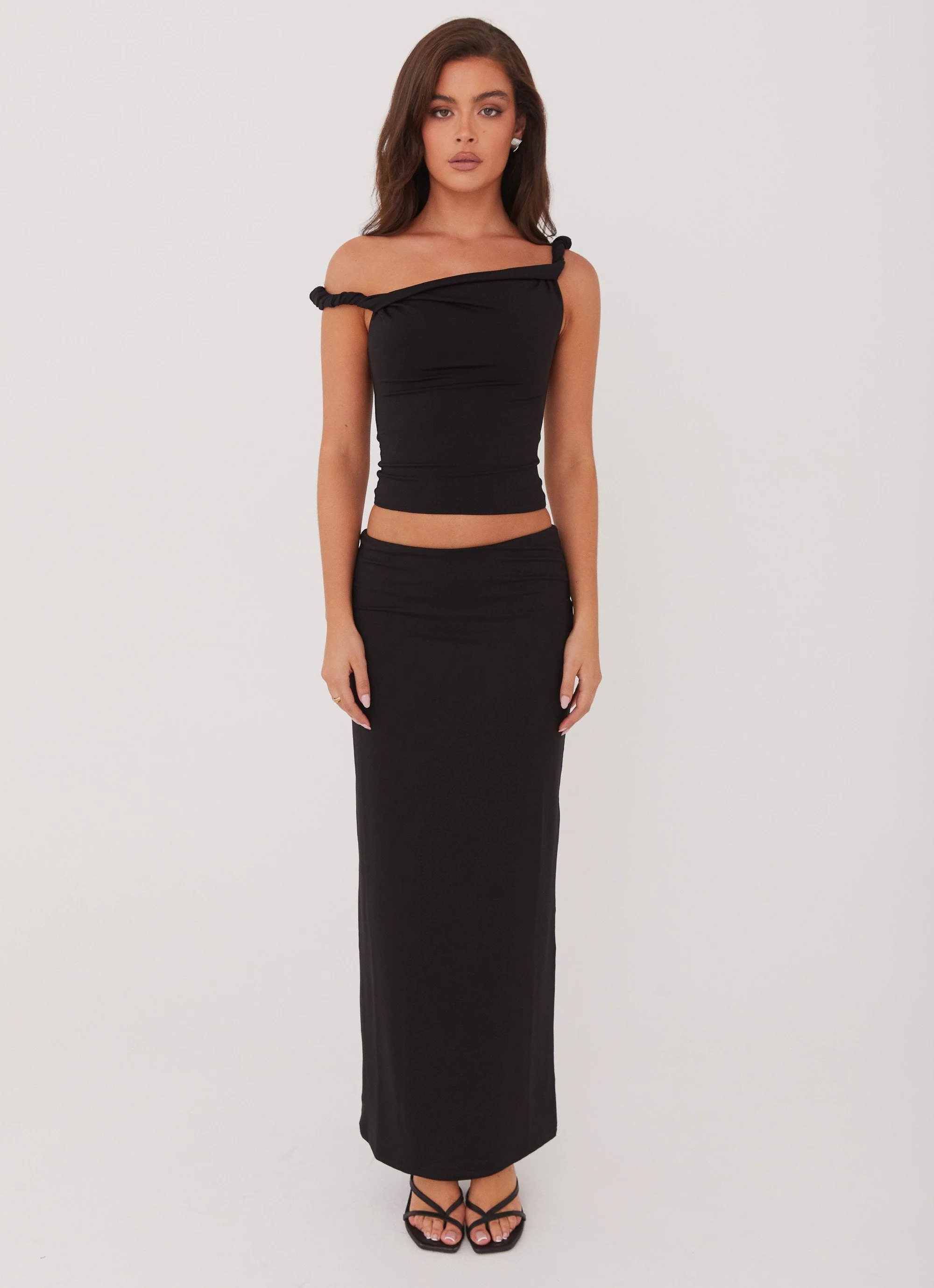 Solace Soul Maxi Skirt - Black - Image 2