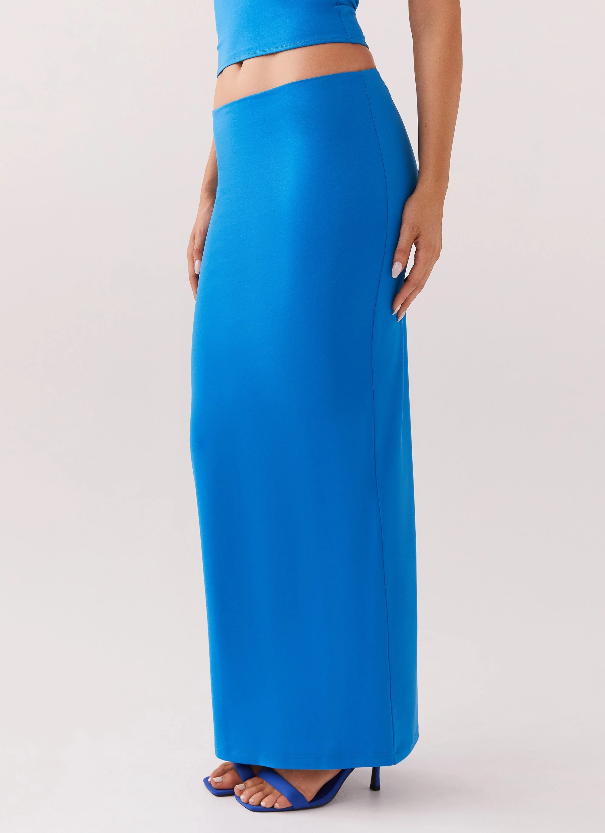 Solace Soul Maxi Skirt - Cobalt - Image 2